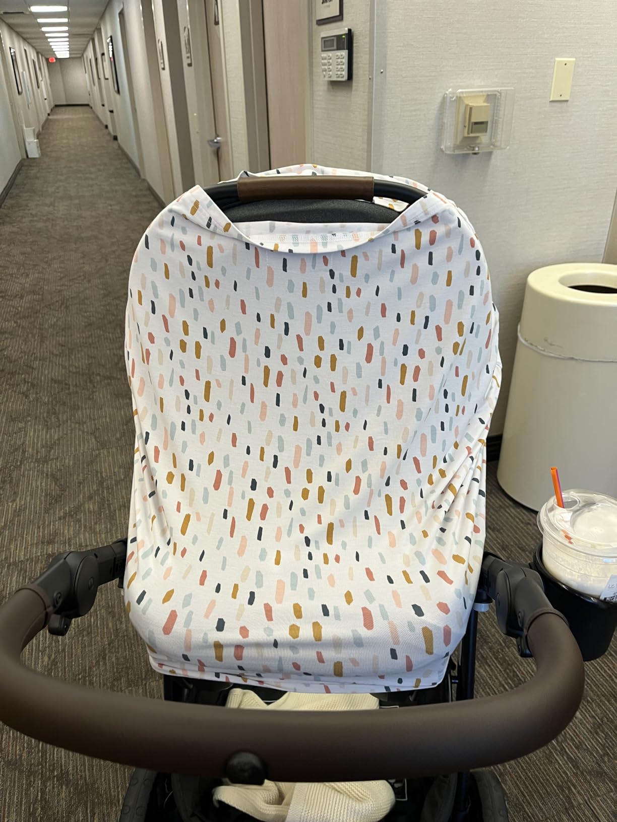 Milk Snob Original 5-in-1 Baby Nursing & Carseat Cover (Soho) - Nursing Cover for Breastfeeding, Baby Car Seat Canopy & Stroller - Essential All-in-One Design customer photo 2