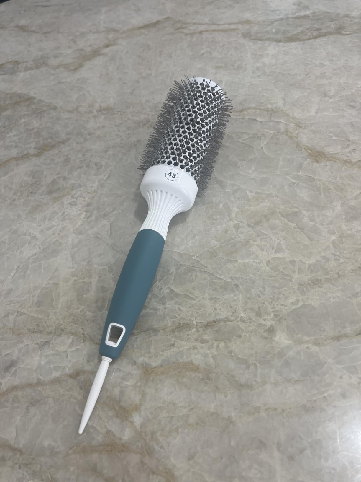 Professional Round Brush for Blow Drying - Small Ceramic Ionic Thermal Barrel Brush for Sleek, Precise Heat Styling and Salon Blowout - Lightweight Round Hair Brush (Barrel 1.3 inch, Bristle 2 Inch) customer photo 1