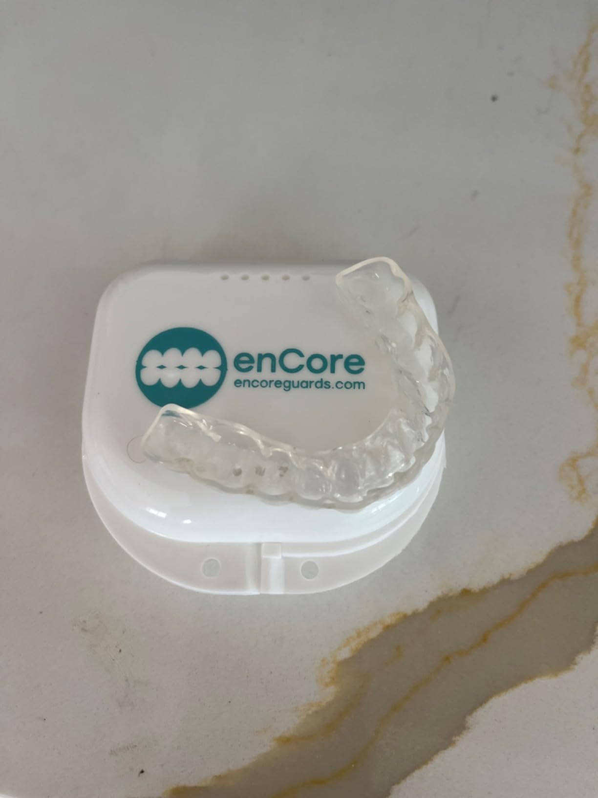 enCore Custom Soft Mouth Guard for Grinding & Clenching Teeth at Night | At-Home DIY Dental Impression Kit | Single Guard Fabricated for Perfect Fit & Lasting Protection | For Mild Bruxism customer photo 1