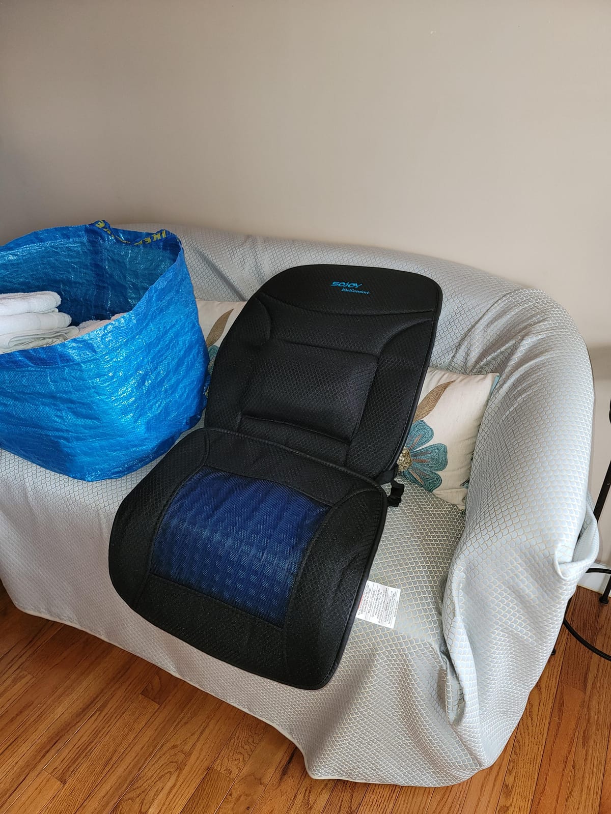 Truck Seat Cushion - Gel Memory Foam Seat Pad with Lumbar & Back Support, for Office Chair, Car & Semi-Truck, Pain Relief & All-Day Comfort customer photo 2