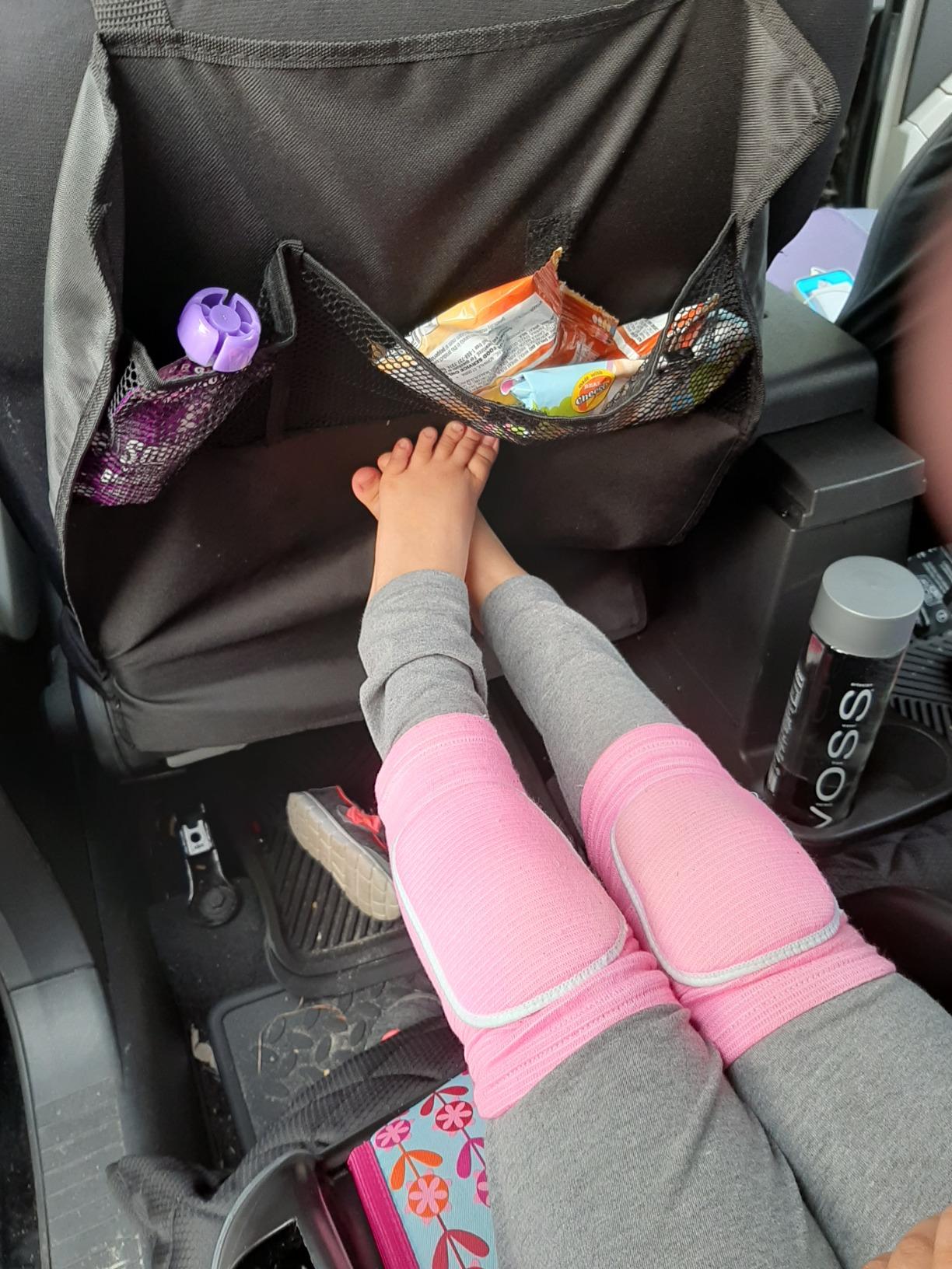 EcoNour Car Kick Mats Back Seat Protector (2 Pack),Car Seat Protector | Backseat Organizer with Storage Pockets for Kids,Waterproof Back Seat Cover-Dirt,Mud & Scratch Protection Travel Accessories customer photo 1