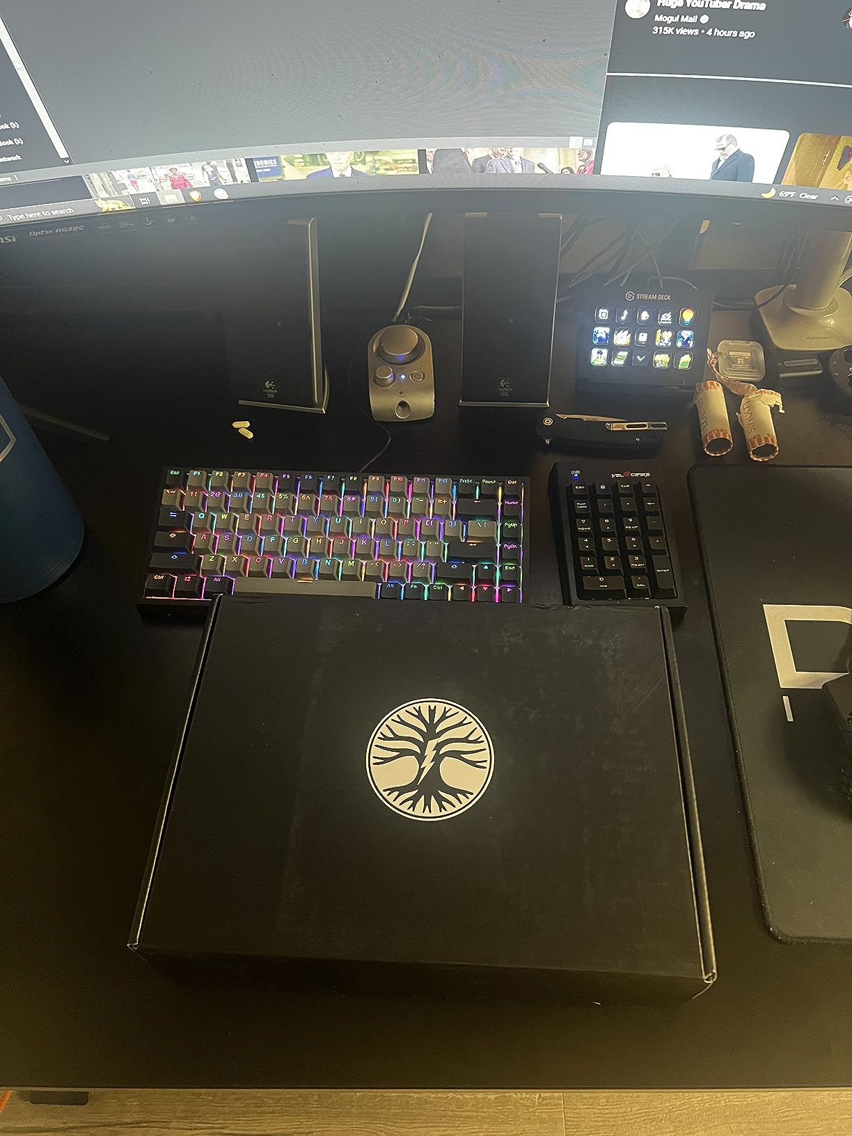 Webcam Streaming Kit for Gaming Setup - 1080P HD Camera, RGB USB Microphone & LED Light, All-in-One Streaming Accessories for Twitch, YouTube, Zoom, WFH customer photo 2