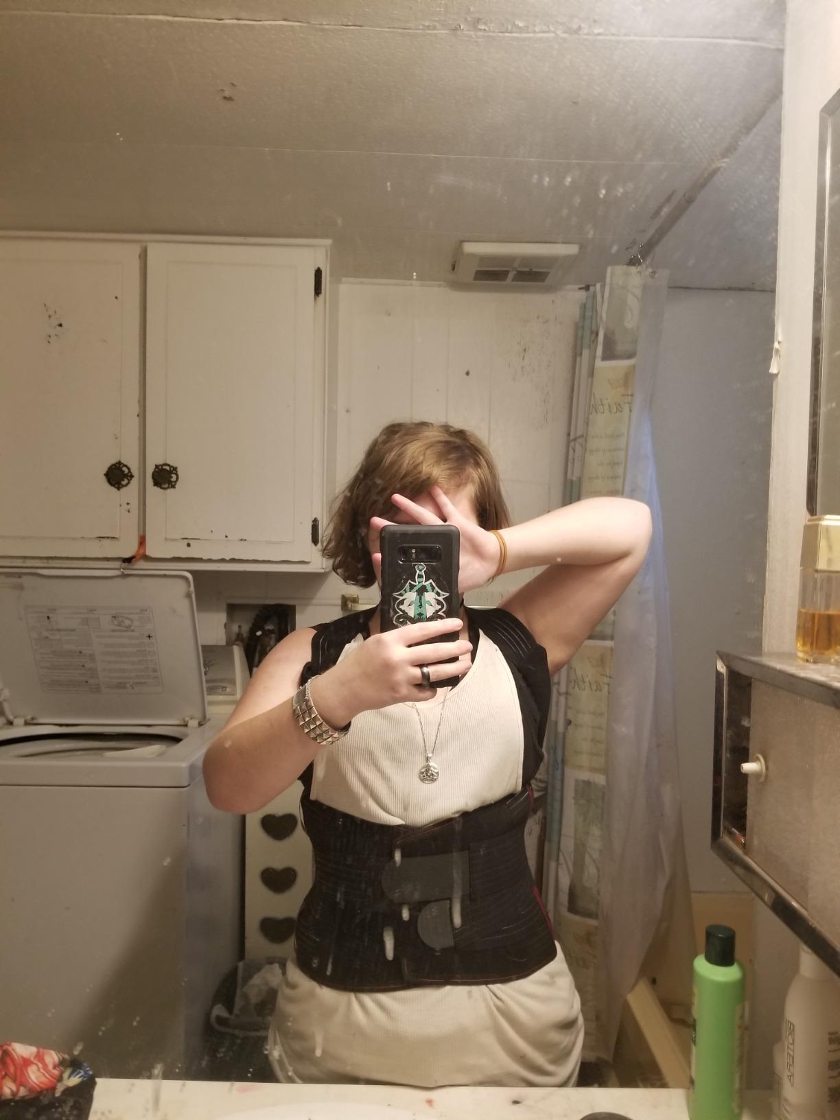 ORTONYX TLSO Full Back Support Brace with Removable Dorso-Lumbar Pad - Lightweight, Breathable - Pain Relief, Thoracic Kyphosis, Herniated Disc / ACHB5248-M customer photo 1