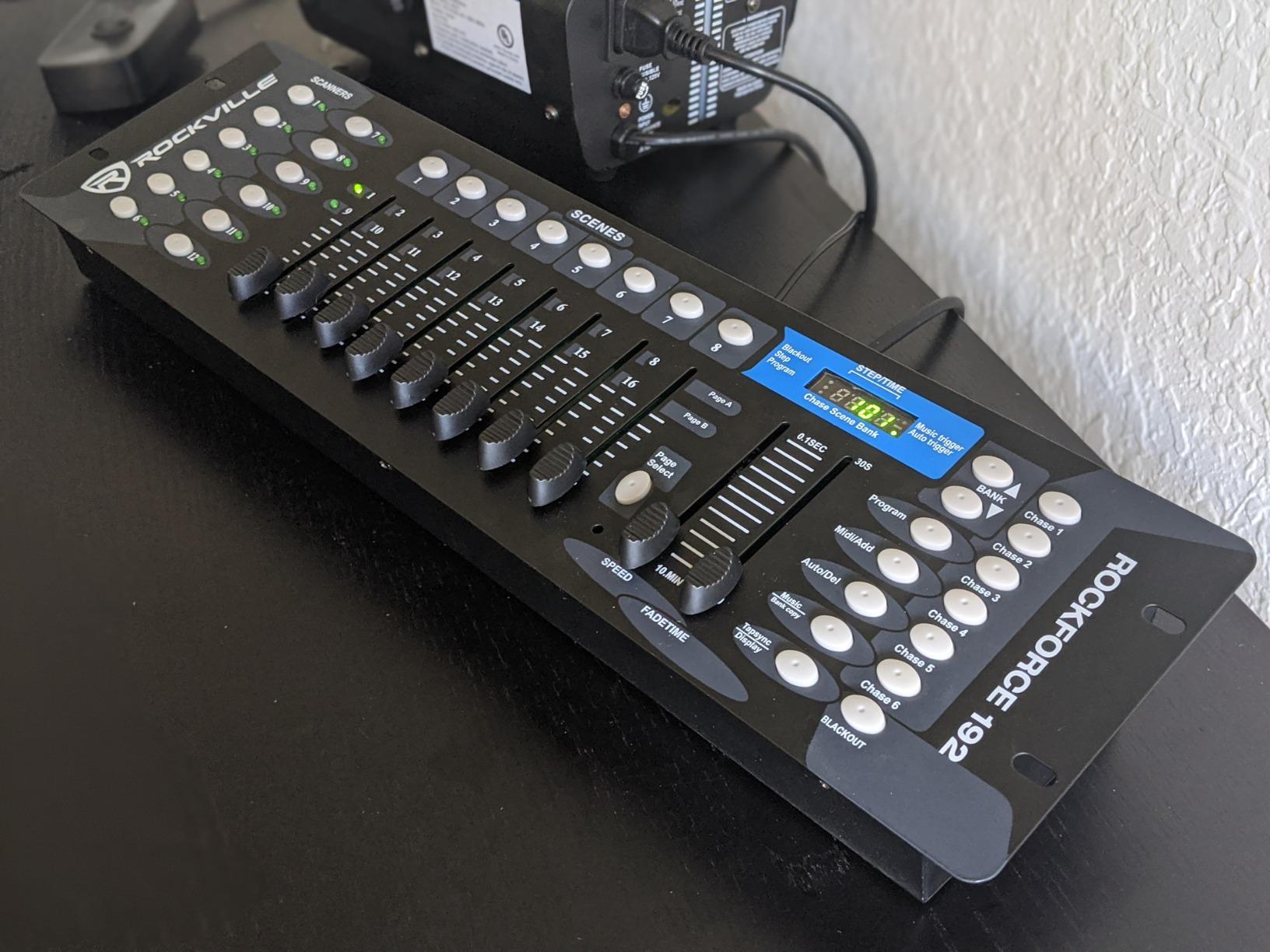 Rockville ROCKFORCE 192-Channel DMX Lighting Controller customer photo 1