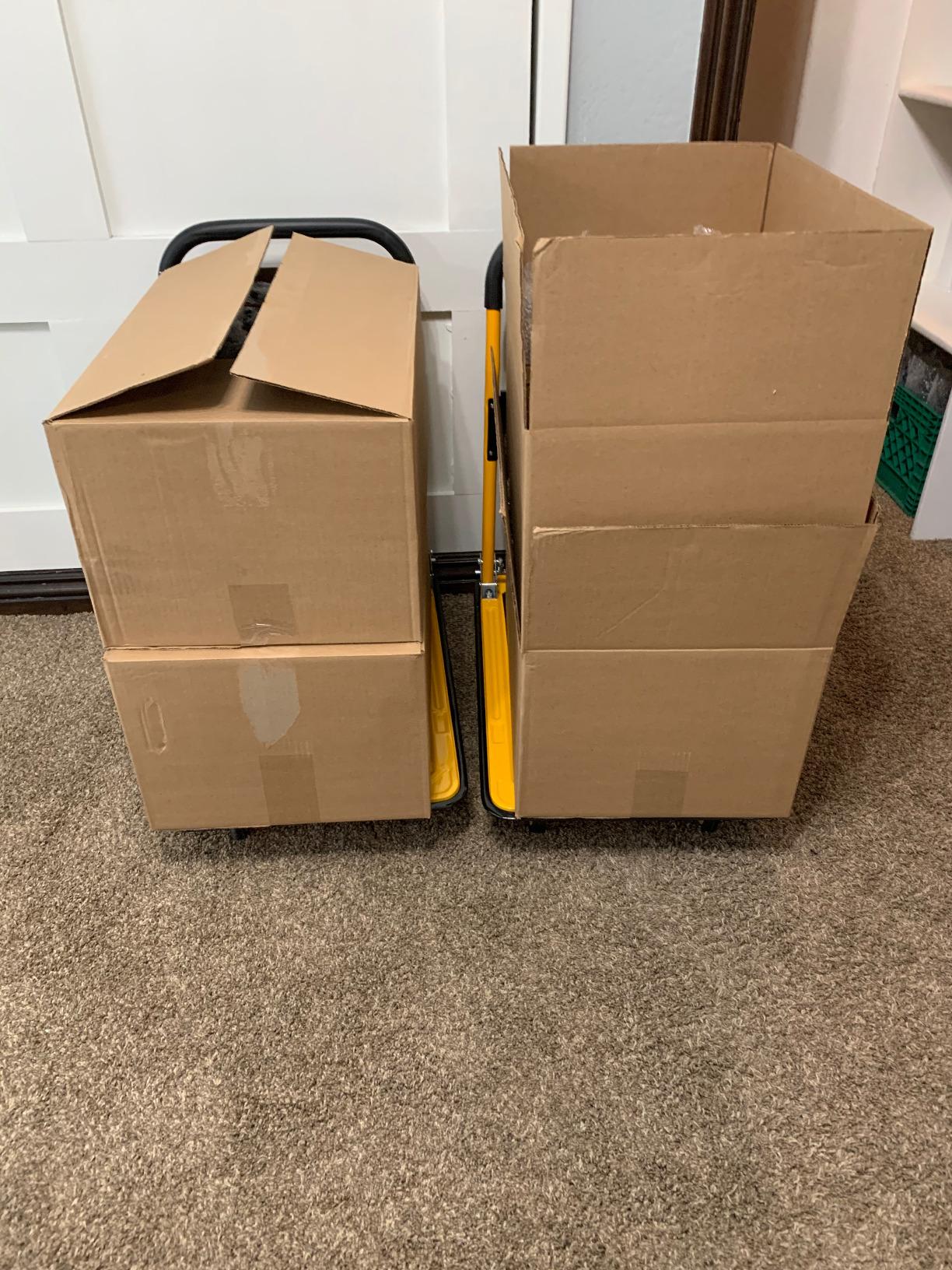 MaxWorks Foldable Platform Truck Push Dolly 330 lb Capacity 28.75