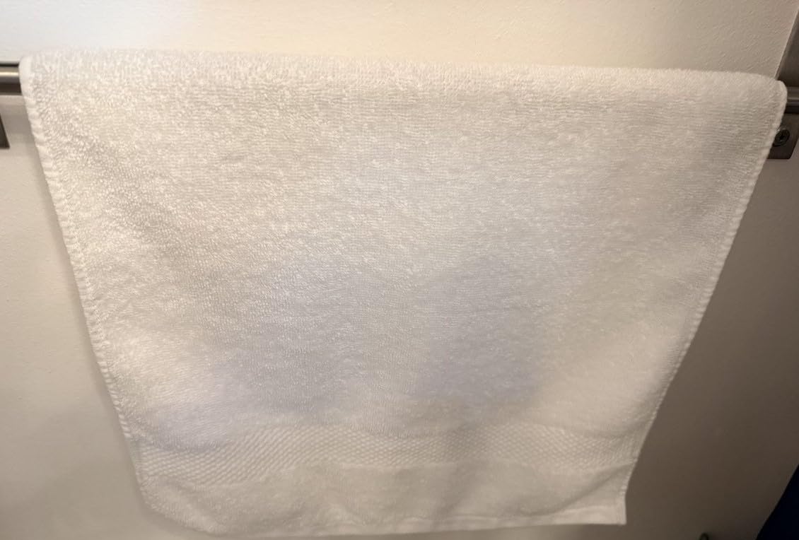 Luxury White Bath Towel Set of 8 Pieces - 100% Turkish Cotton 700 GSM Highly Absorbent Towels for Bathroom, 2 Bath Towels, 2 Hand Towels, 4 Washcloths customer photo 2
