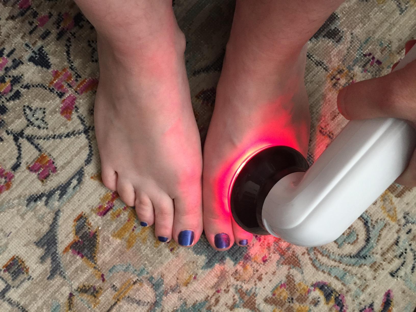 Portable Red Light Therapy Infrared Heating Wand by Infarex, Handheld Heating Lamp with Replacement Red Light Bulb customer photo 2