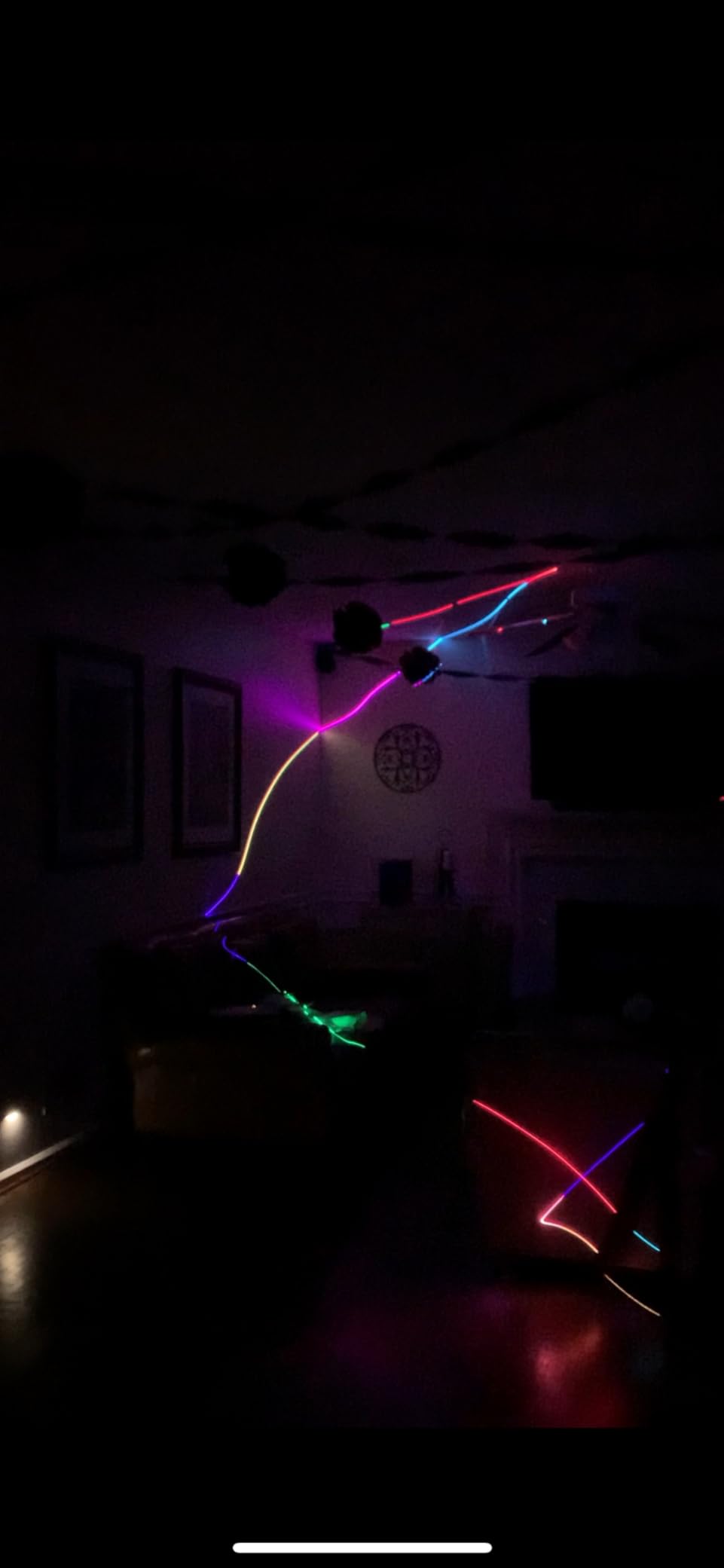 Professional RGB Laser Party Lights, Sound Activated DJ Disco Light, DMX512 Remote Control Scanner Beam Effect Lazer Projector Lighting for Show KTV Bar Club School Dances Corporate Event Mobile DJs customer photo 2