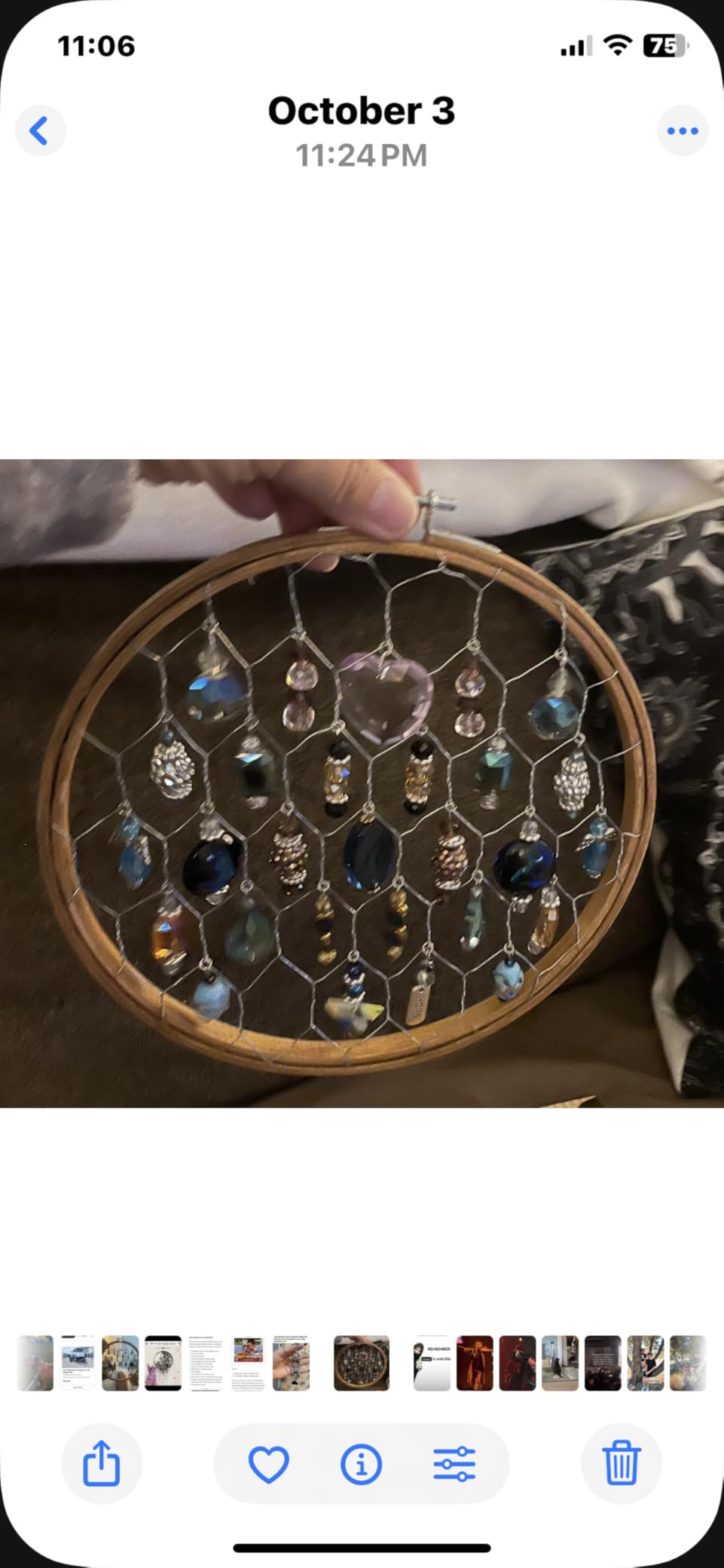 Caydo 6 Pieces Embroidery Hoop Set, 4 inch to 10 inch | Bamboo Circle Cross Stitch Hoop Ring for Embroidery and Cross Stitch customer photo 2