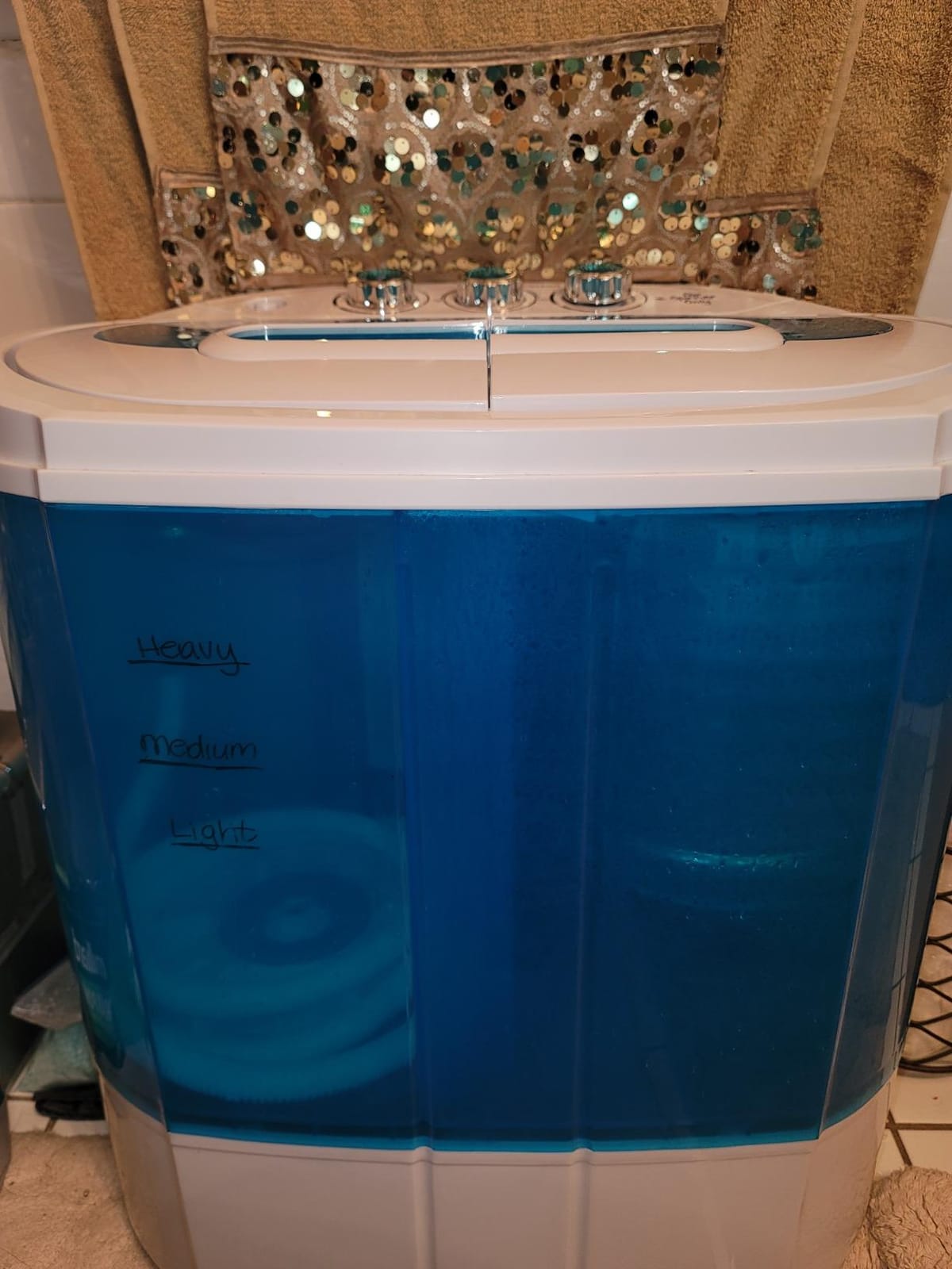 ZenStyle Portable Washer Compact Twin Tub 9.9 LB Mini Top Load Washing Machine Washer/Spinner w/ 6.57 FT Inlet Hose customer photo 2
