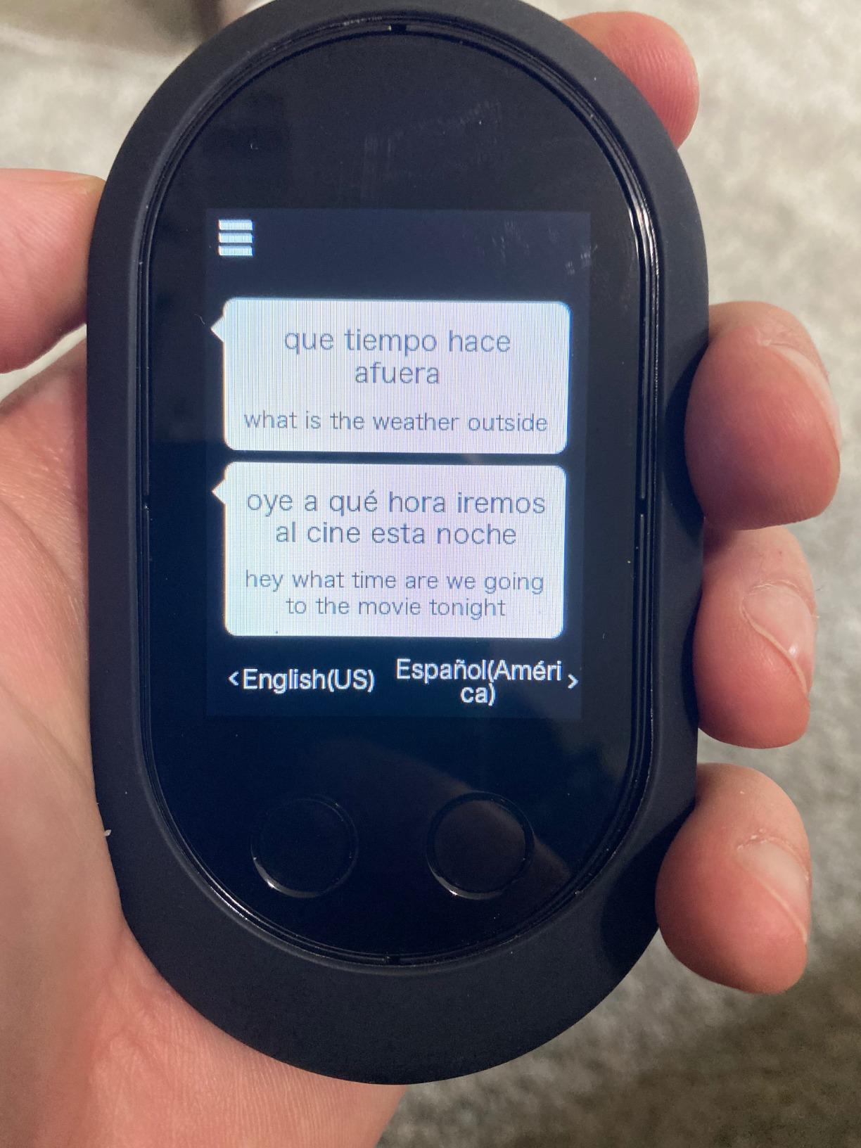 POCKETALK Classic Language Translator (White) - Real-Time Two-Way Voice Translation Device for Travel, Business, and Education customer photo 1