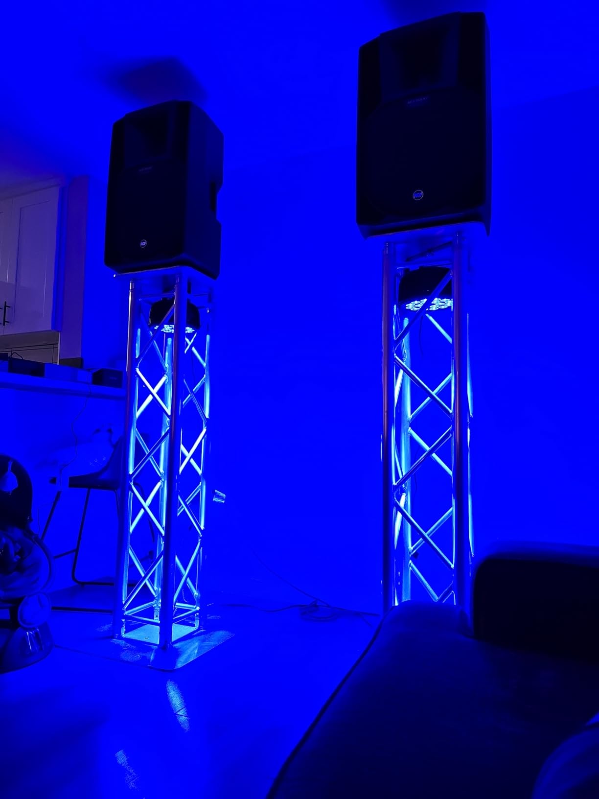 Par Lights LED Stage Lights, U'King 12Wx18 RGBW Uplight Stage Lighting Effect by DMX and Sound Activated Control Wash Light for Wedding Parties Church Club DJ Live Show customer photo 1