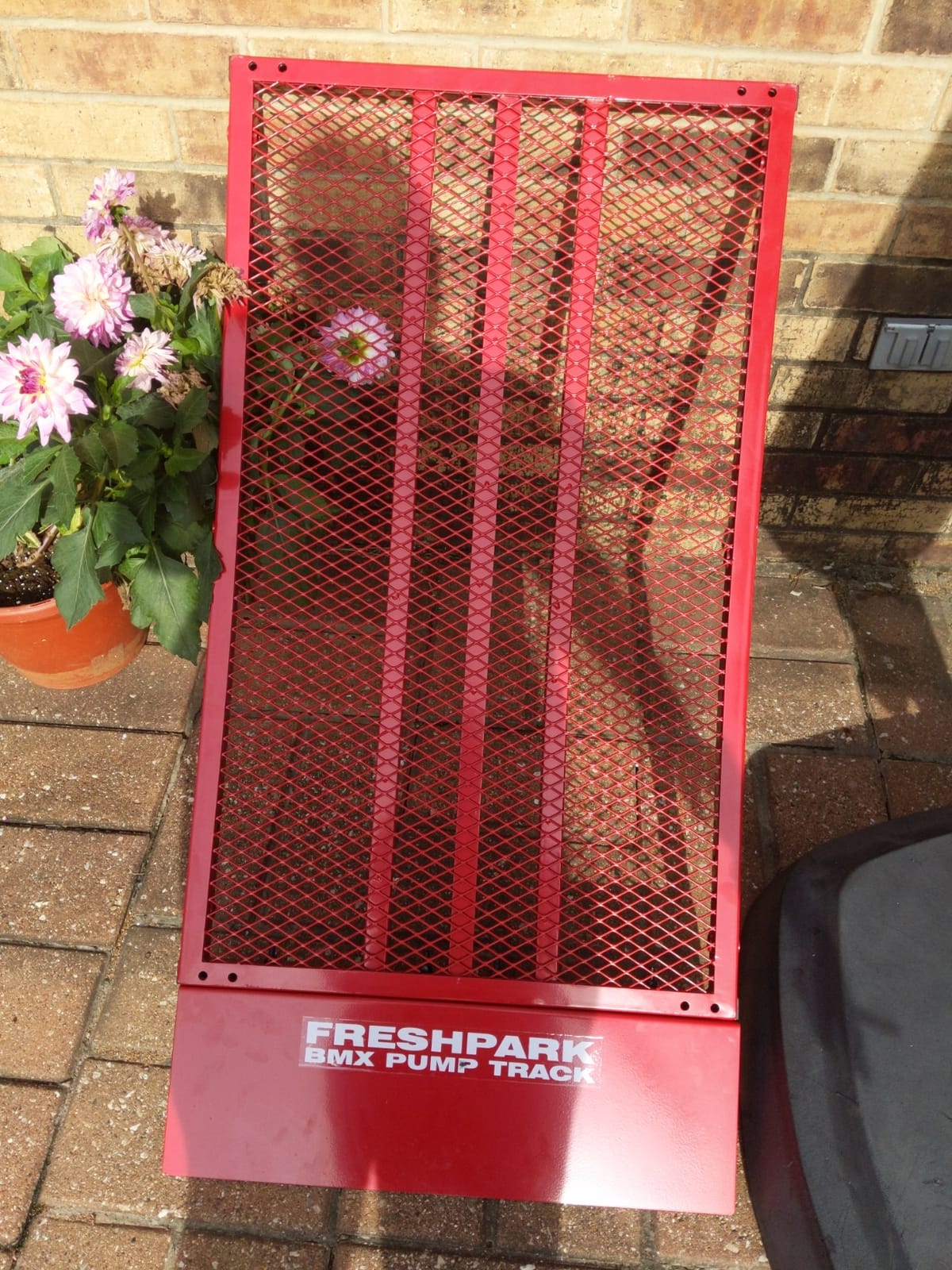 Freshpark Portable BMX Jump Ramp for Bikes & RC Portable & Foldable Design - Backyard Jump Ramp - Weatherproof & Dependable Surface - 47 x 24 x 16 in customer photo 2
