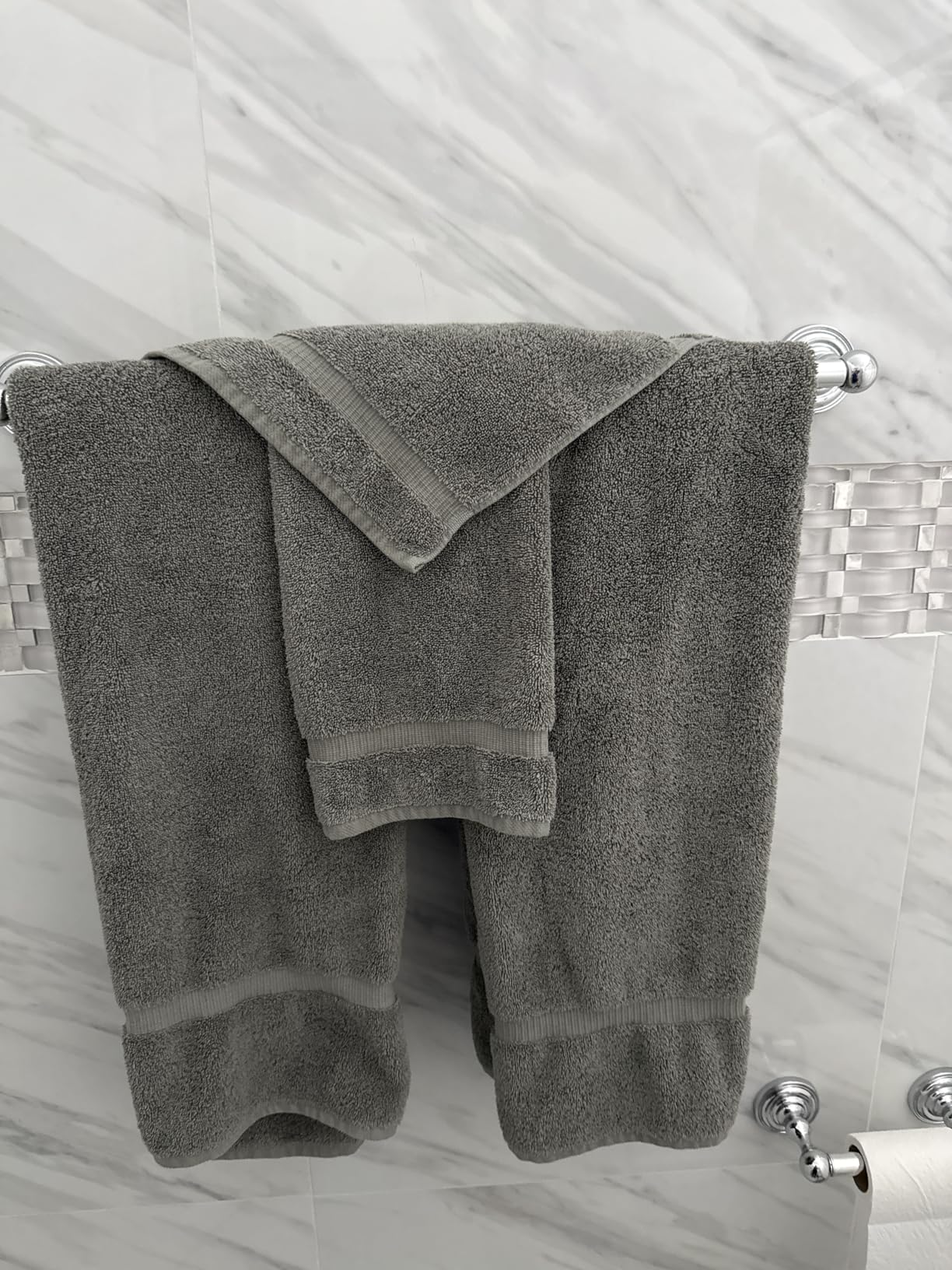 Chakir Turkish Linens Luxury Spa and Hotel Quality Premium Turkish Cotton 6-Piece Towel Set (2 x Bath Towels, 2 x Hand Towels, 2 x Washcloths) customer photo 1