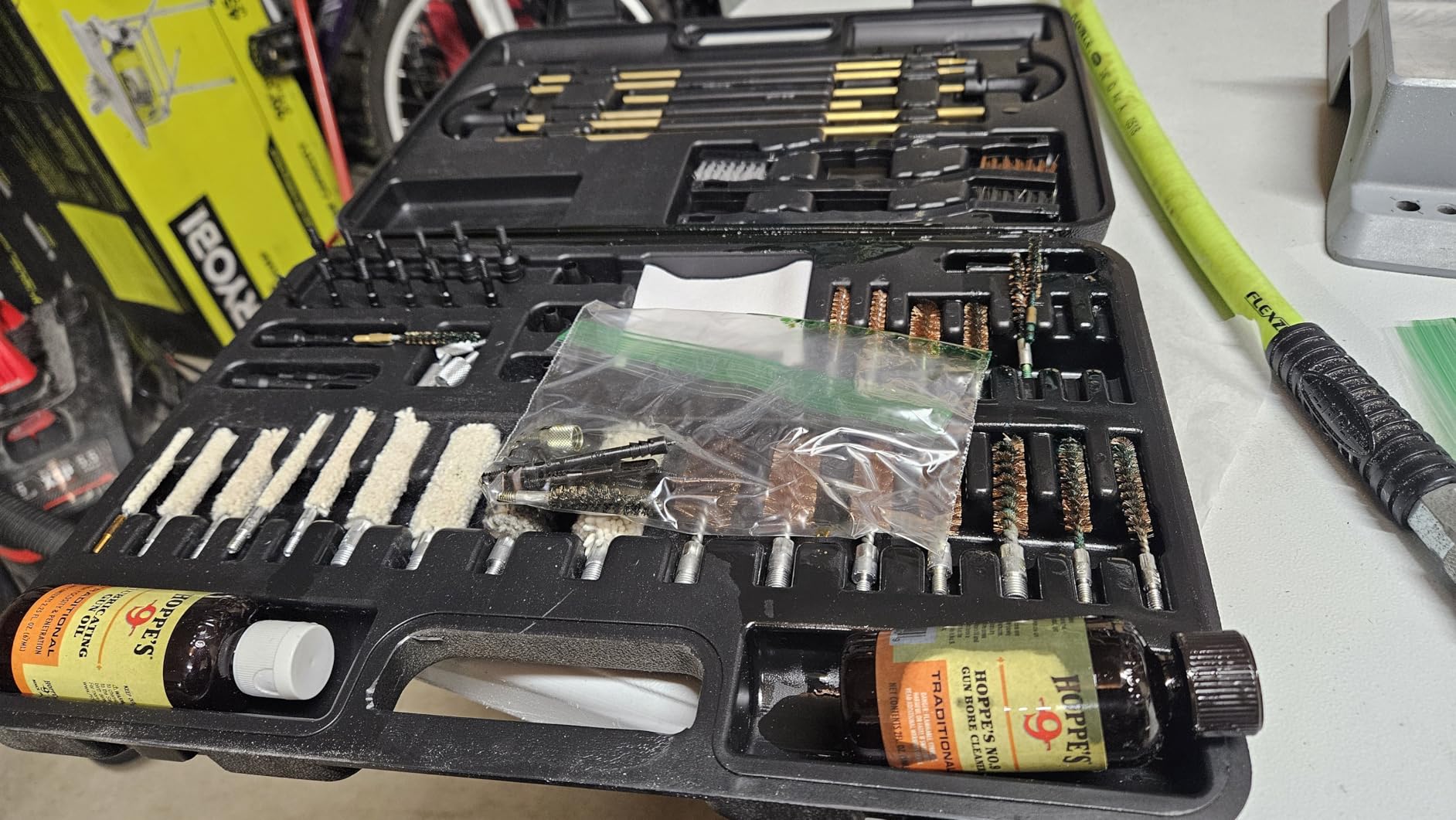 Hoppe's Deluxe Gun Cleaning Kit - 62 Piece | Universal Cleaning Kit for Pistols, Rifles, & Shotguns, Includes Oil, Brushes, Rods and More customer photo 2