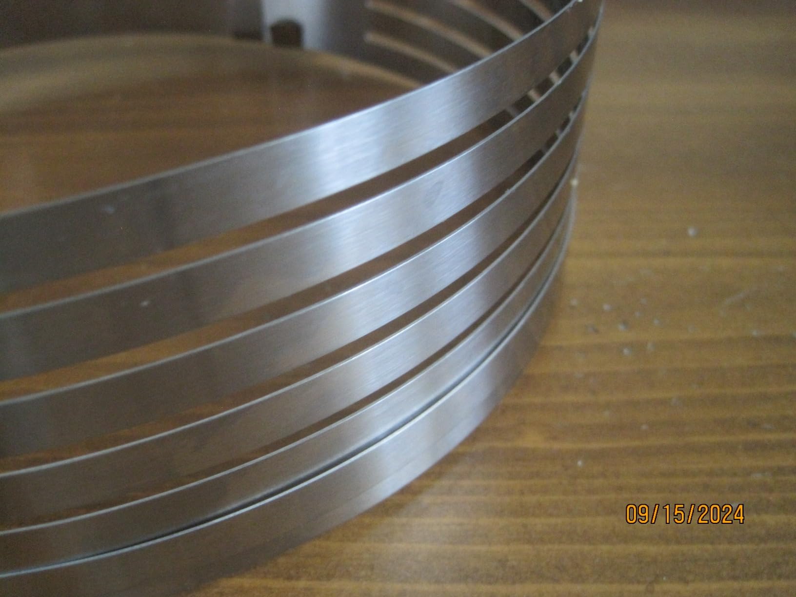 Oranlife Cake Leveler Slicer, Adjustable Round Cake Rings, 7 Layer Stainless Steel Cake Slicing Accessories, 9.8-12.2 inch customer photo 1