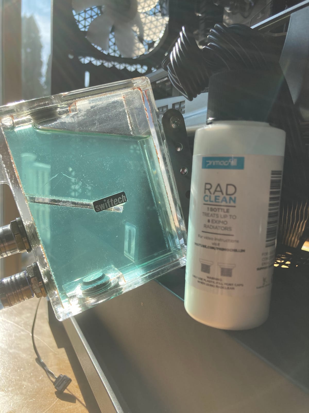 PrimoChill Rad Clean - Radiator Cleaning Treatment for Desktop & Server Water Cooling Radiators customer photo 1