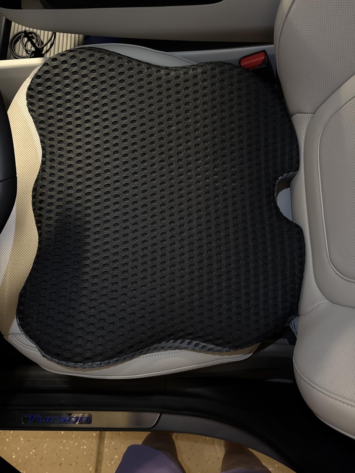 Wedge Car Seat Cushion for Better Visibility & Sciatica Pain Relief | High Density Memory Foam, Non-Slip Ergonomic Car Seat Cushion for Driving, Universal Fit for Car, SUV,Truck & Tractor customer photo 2
