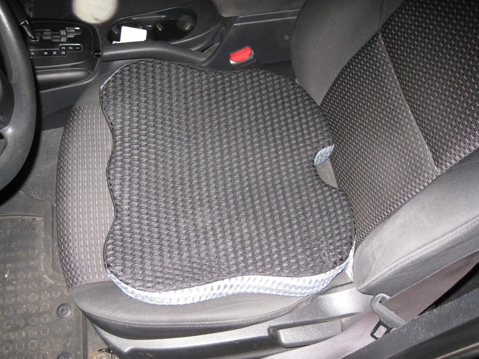 Wedge Car Seat Cushion for Better Visibility & Sciatica Pain Relief | High Density Memory Foam, Non-Slip, Universal Fit for Car, SUV, Truck & Tractor customer photo 1