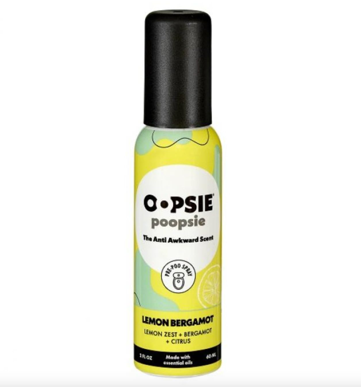Oopsie Poopsie Toilet Spray - Before & After You Go Bathroom Odor Eliminator & Neutralizer Spray, Travel Size with Essential Oils, TSA Approved - Flower Citrus 4 Pack - 2 Oz. customer photo 2