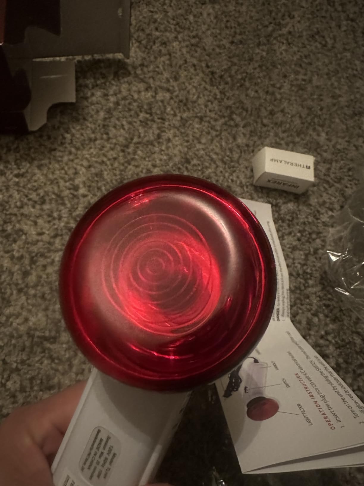Red Light Therapy Infrared Heating Wand by Theralamp - Handheld Heat Lamp Includes Replacement Bulb for Targeted Deep Tissue Relief customer photo 1