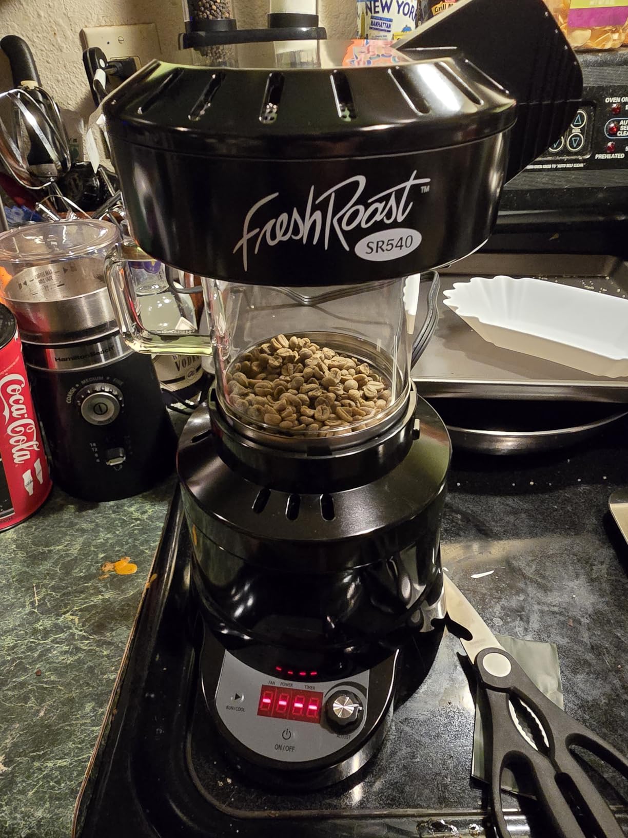 SR540 Automatic Coffee Bean Roaster | Roast Coffee At Home | Variable Heat Settings | Convection Fan Control | Digital Status Display | Speed Roasting System customer photo 2