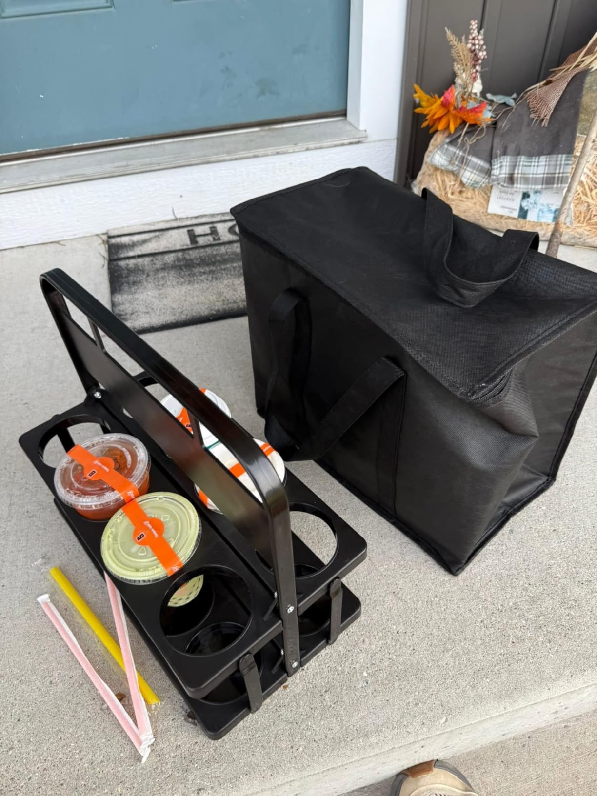 Bodaon 2-Pack Insulated Reusable Grocery Shopping Bags, X-Large, Black | Heavy Duty Thermal Tote, Frozen/Cold Food Storage, Travel Cooler Shopping Transport Picnic, Keep Food Hot Warmer, Collapsible customer photo 1
