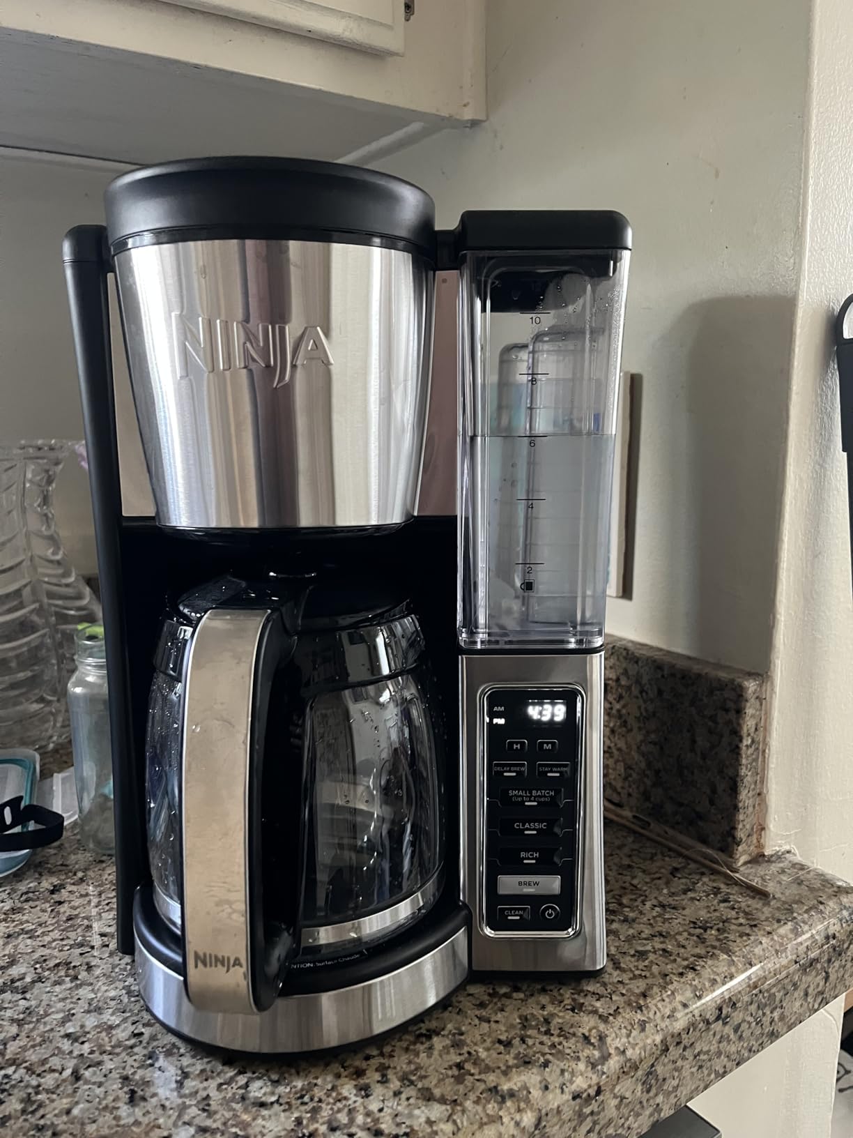 Ninja Fresh Brew Coffee Maker, 12 Cup Glass Carafe, Stainless Steel, CE251 | Programmable, Classic & Rich brew, 70-oz. Removable Water Reservoir, Small Batch, 24-hr Delay Brew, Adjustable Warming Plate customer photo 1