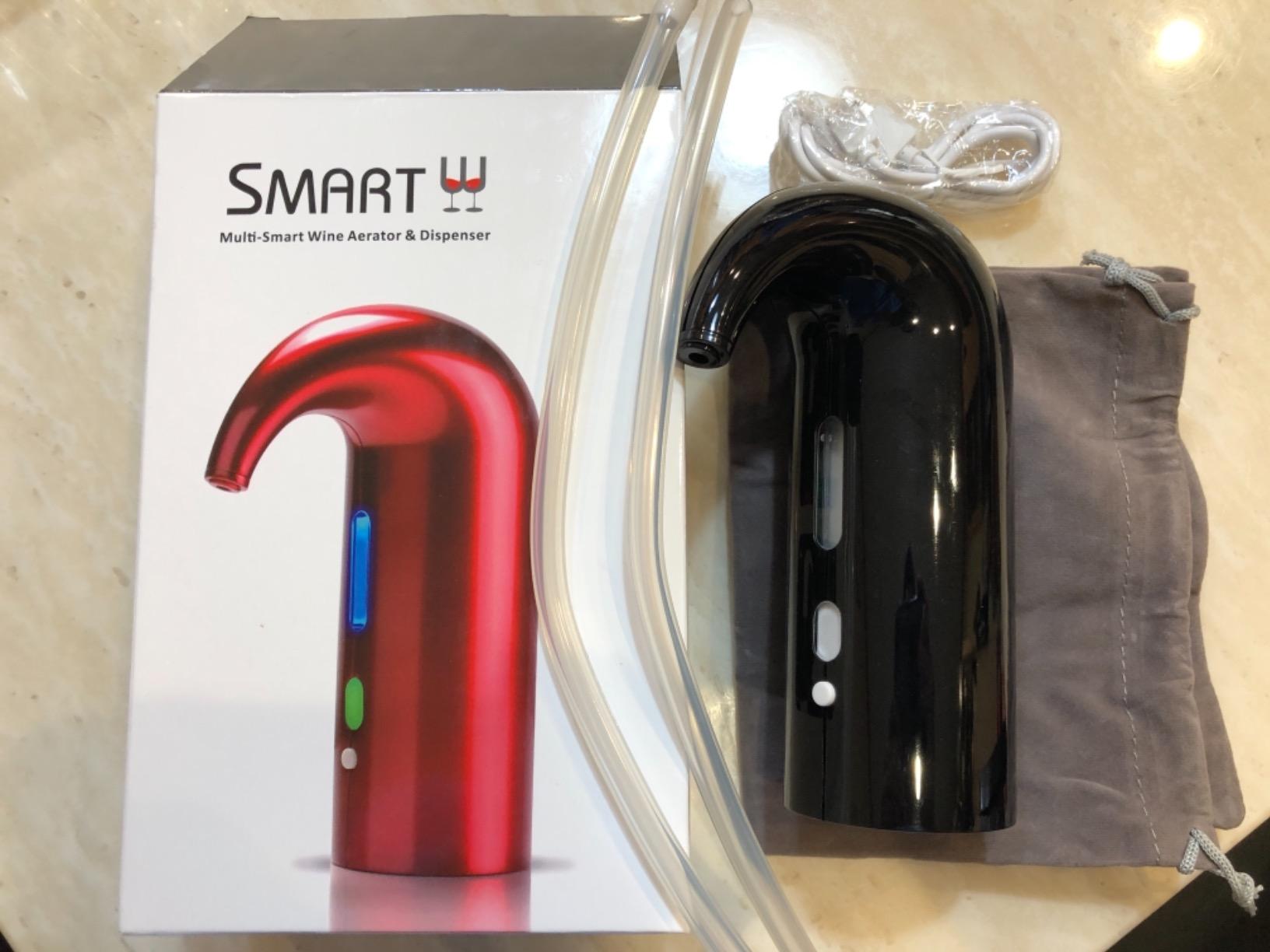 Wine Aerator Electric Wine Decanter Best Sellers One Touch Red-White Wine Accessories Aeration Work with Wine Opener for Beginner Enthusiast - Spout Pourer customer photo 1