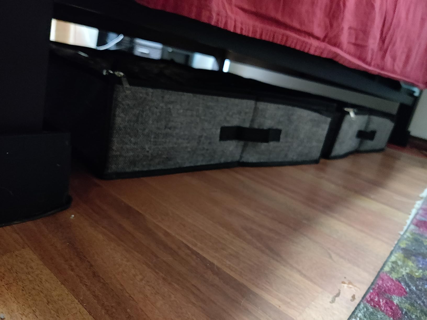 BTSD-home Bed Risers 3 Inch | Heavy Duty Furniture Lifters for Under-Bed Storage, Dorms, Sofas, Tables and Chairs, Anti-Slip Pads, 2,200 lb, Black, 4 Pack customer photo 1