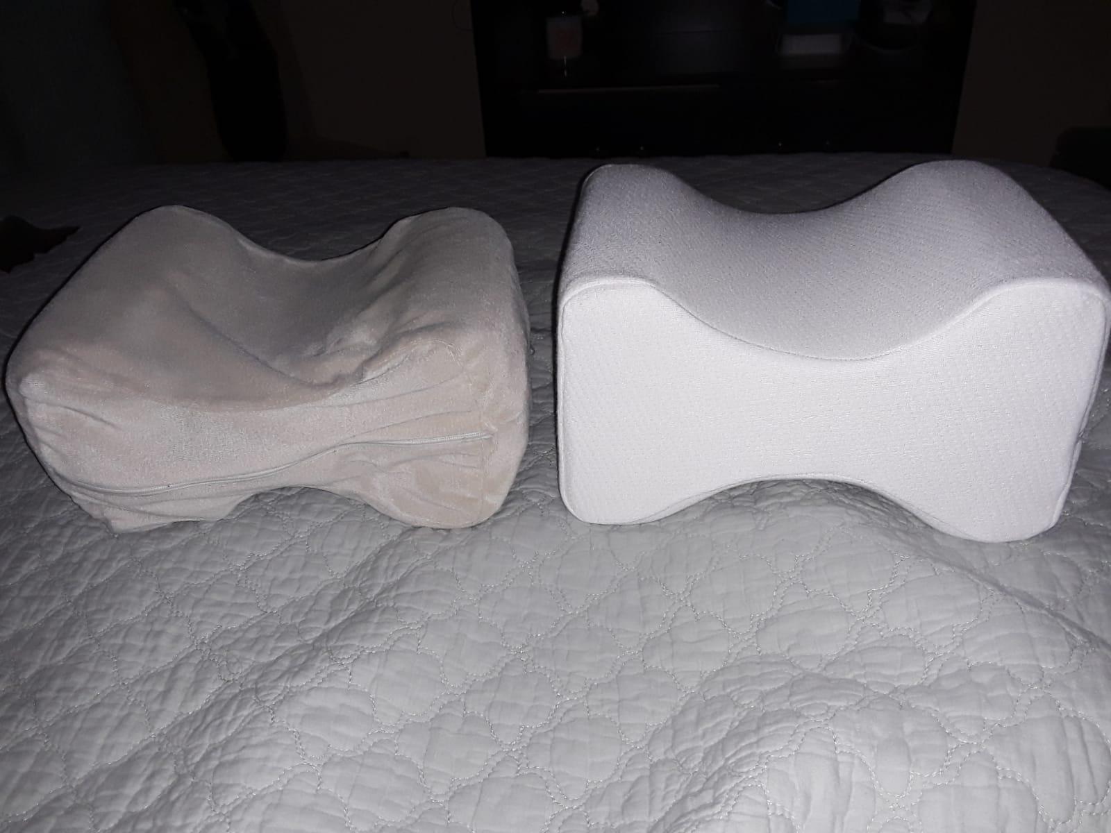 Vaunn Medical Cloud Air Side Sleeper Memory Foam Knee Pillow and Leg Positioner Cushion to Soothe Back, Leg and Hip Discomfort customer photo 1