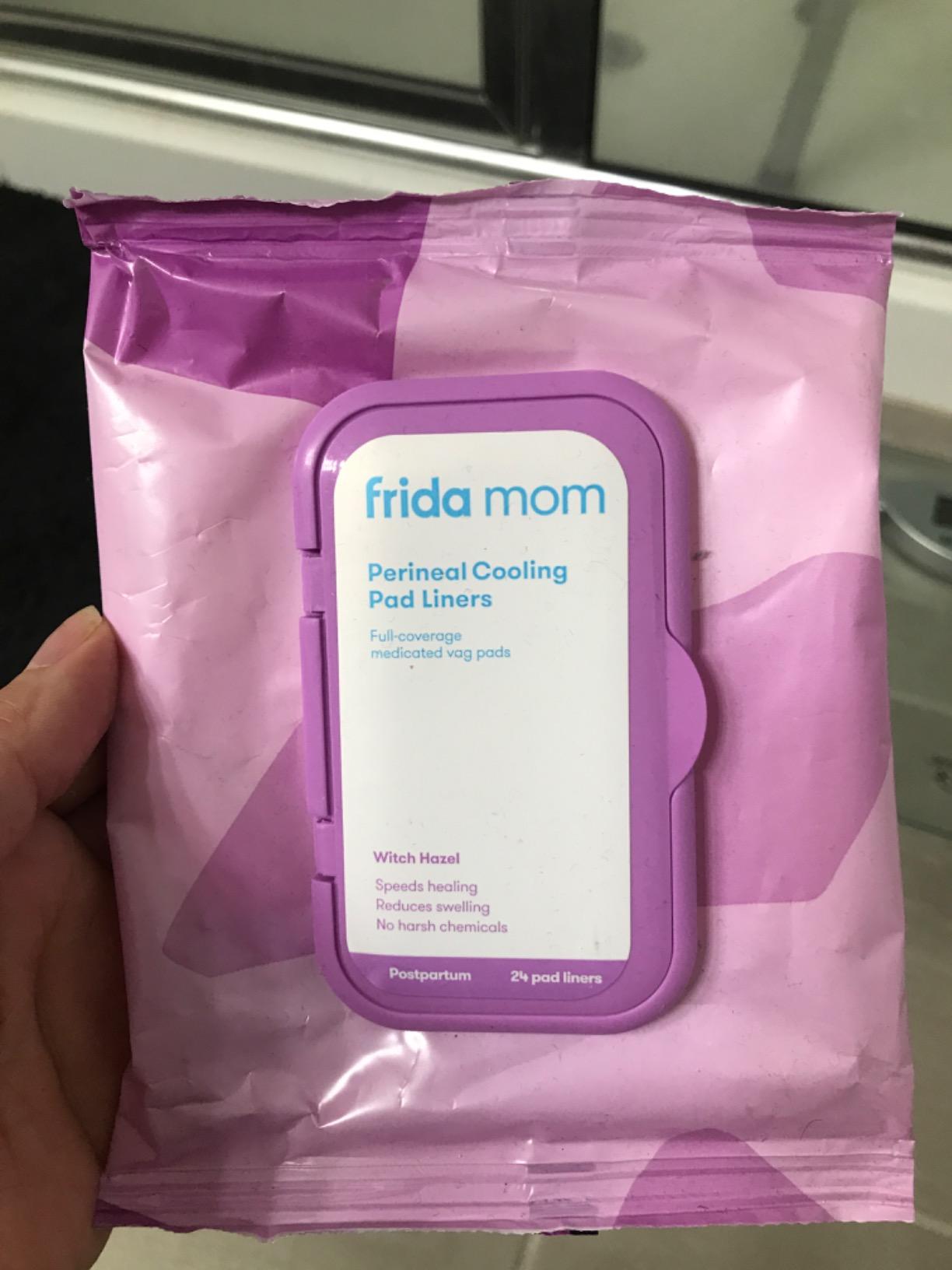 Frida Mom Perineal Medicated Witch Hazel Cooling Pad Liners for Postpartum, 24-Count customer photo 2