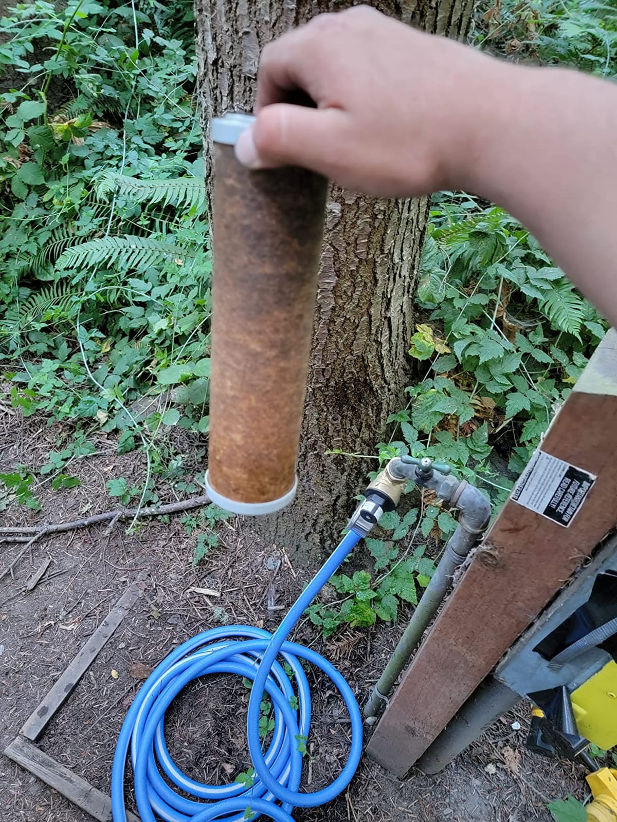 Camco EVO X2 Dual Stage Camper/RV Water Filter Kit - Made in the USA | 2 Stage Filtration w/KDF & GAC - Filters Out Bad Taste, Odors, Lead, Bacteria & More - Replaceable Filters - (40639) customer photo 1