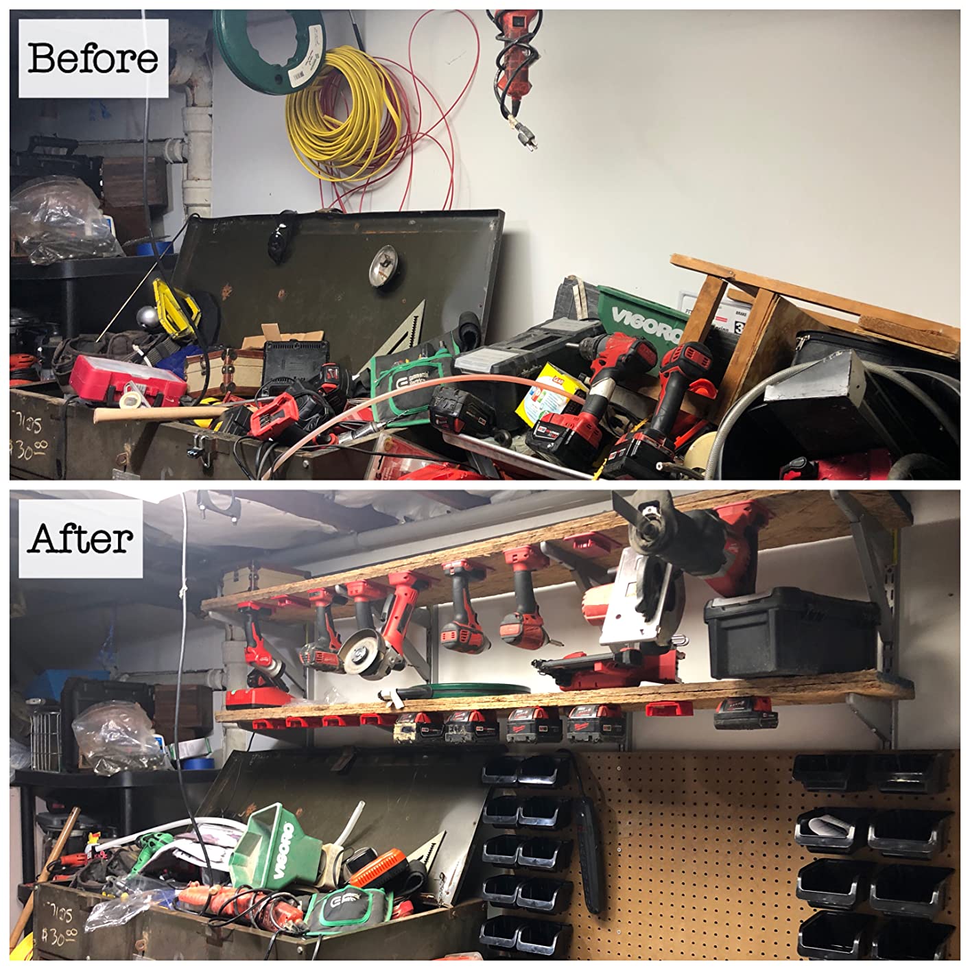WallPeg Pegboard Bins - 6 Each 7
