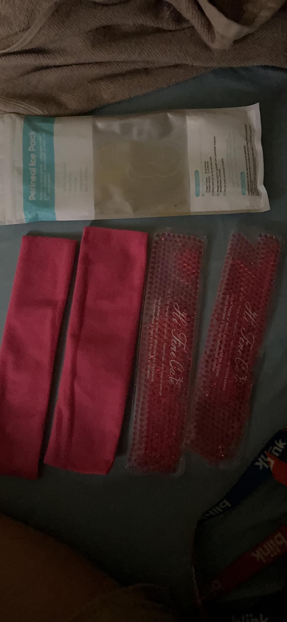 Perineal Cooling Pad for Postpartum Recovery, Extra Durable Gel Cold Packs for Hemorrhoids & C-Section Relief, 2 Reusable Ice Packs & 2 Washable Covers, New Mom Gift customer photo 2