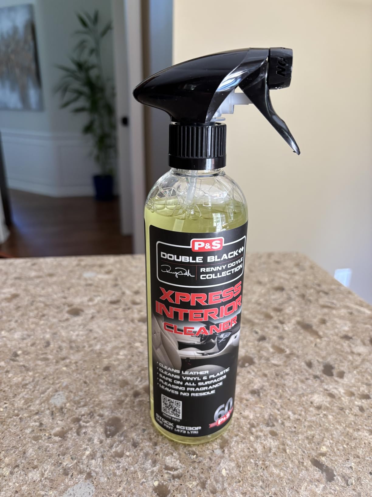 P & S PROFESSIONAL DETAIL PRODUCTS Xpress Interior Cleaner - Safe for Leather, Vinyl, Plastic & More, Removes Dirt, Grease & Oil, No Residue, Fresh Scent, No Dilution Needed - 1 Gallon customer photo 1
