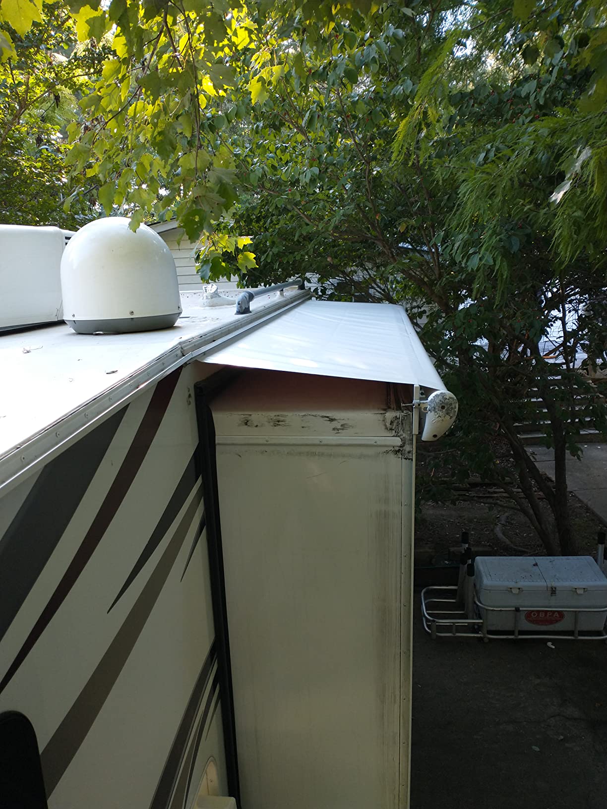 RecPro RV Slide Out Awning | RV Slide Topper | Slideout Awning | Fabric Only | Size Options Available | Black or White Version (46