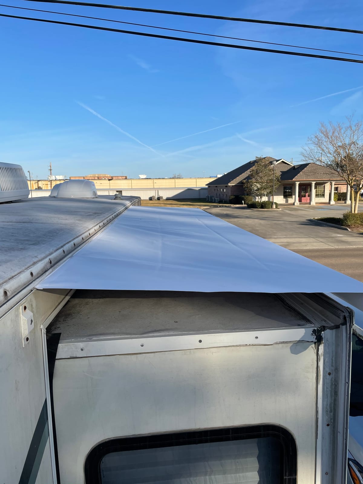 RecPro RV Slide Out Awning | RV Slide Topper | Slideout Awning | Fabric Only | Size Options Available | Black or White Version (46