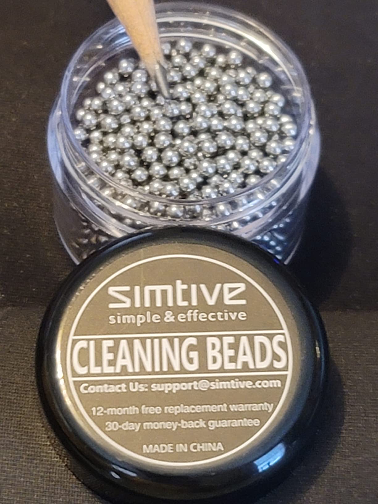 Simtive 1000 PCS Decanter Cleaning Beads, Cleaner for Wine Decanter, Carafe and Vase, 304 Stainless Steel Cleaning balls customer photo 1