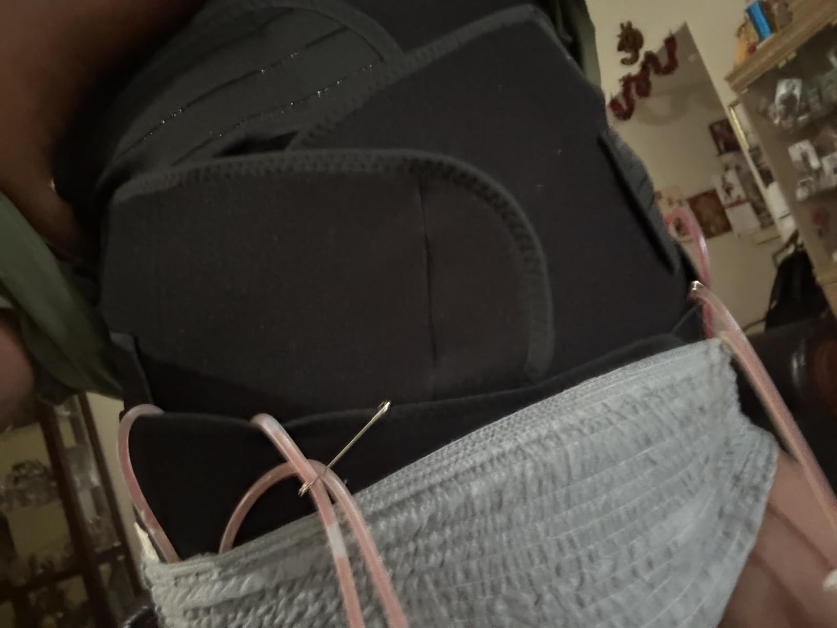 3 in 1 Postpartum Belly Support Recovery Wrap Band (Midnight Black, M/L) | Postpartum Belly Band, After Birth Brace, Slimming Girdles, Body Shaper Waist Shapewear, Post Surgery Pregnancy Belly Support customer photo 1