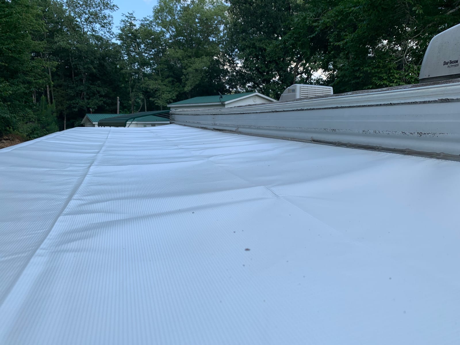 14 oz RV Slide Out Awning Fabric Replacement - Heavy Duty Vinyl Waterproof UV-Resistant, Carefree Outdoor Camping Slide Out Fabric, Weatherproof, 3-Year Warranty Replacement Fabric Only - (153) customer photo 2
