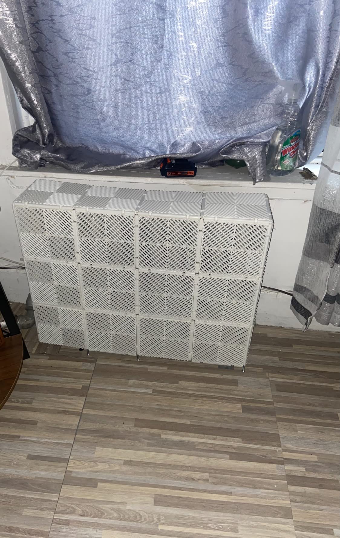 Ready Covers - Radiator Cover Heating Cabinet For Your Home And Office Fits Most Small and Medium Size Radiators: CHARCOAL - 30 Tiles! (30, Charcoal) customer photo 2