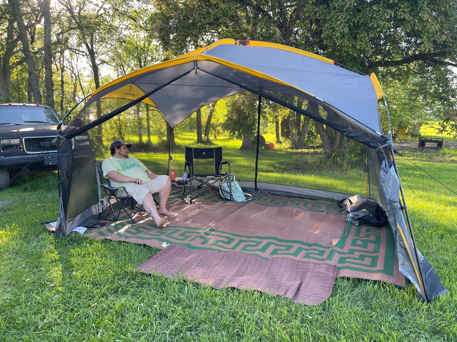 Browning Camping Basecamp Screen House, 12 x 10 feet, Mesh Wall Shelter customer photo 2