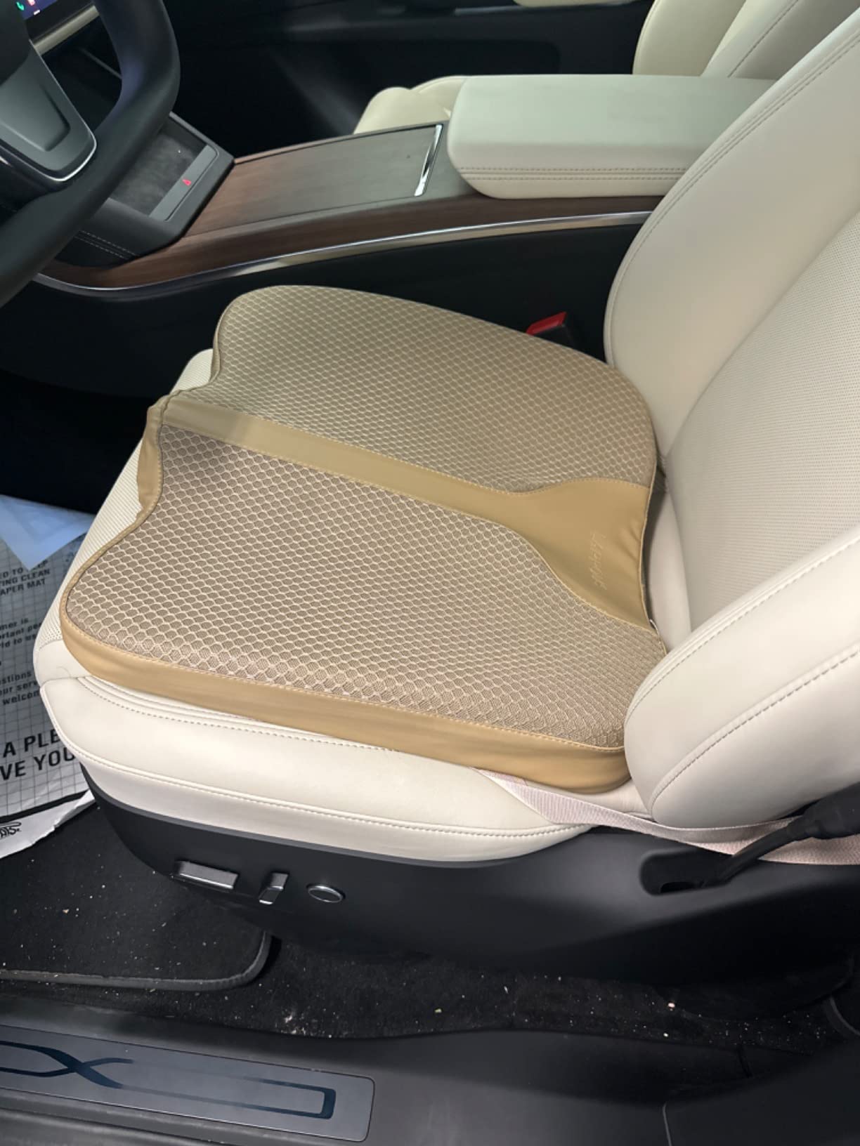 Car Seat Cushion, Comfort Memory Foam Seat Cushion for Driving customer photo 1