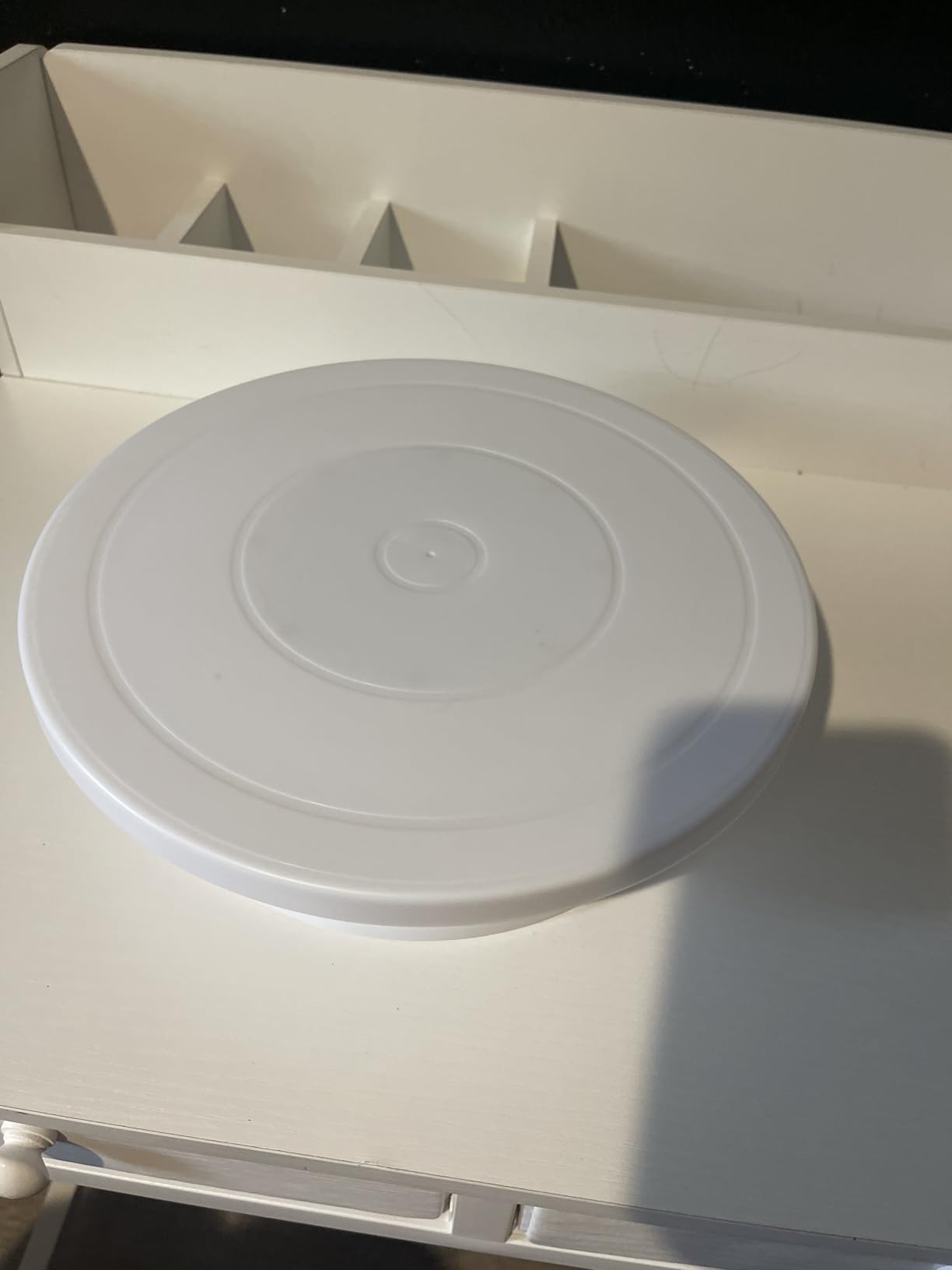 Kootek Cake Stand Turntable for Party | Smooth Rotating, Non-slip, Easy-to-Clean, Lightweight, Pedestal Cake Spinner, Baking Supplies Tools for Decorating Display customer photo 2
