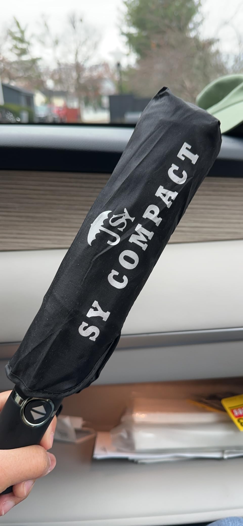 Travel Umbrella for Rain, Windproof Automatic Compact Umbrella customer photo 1