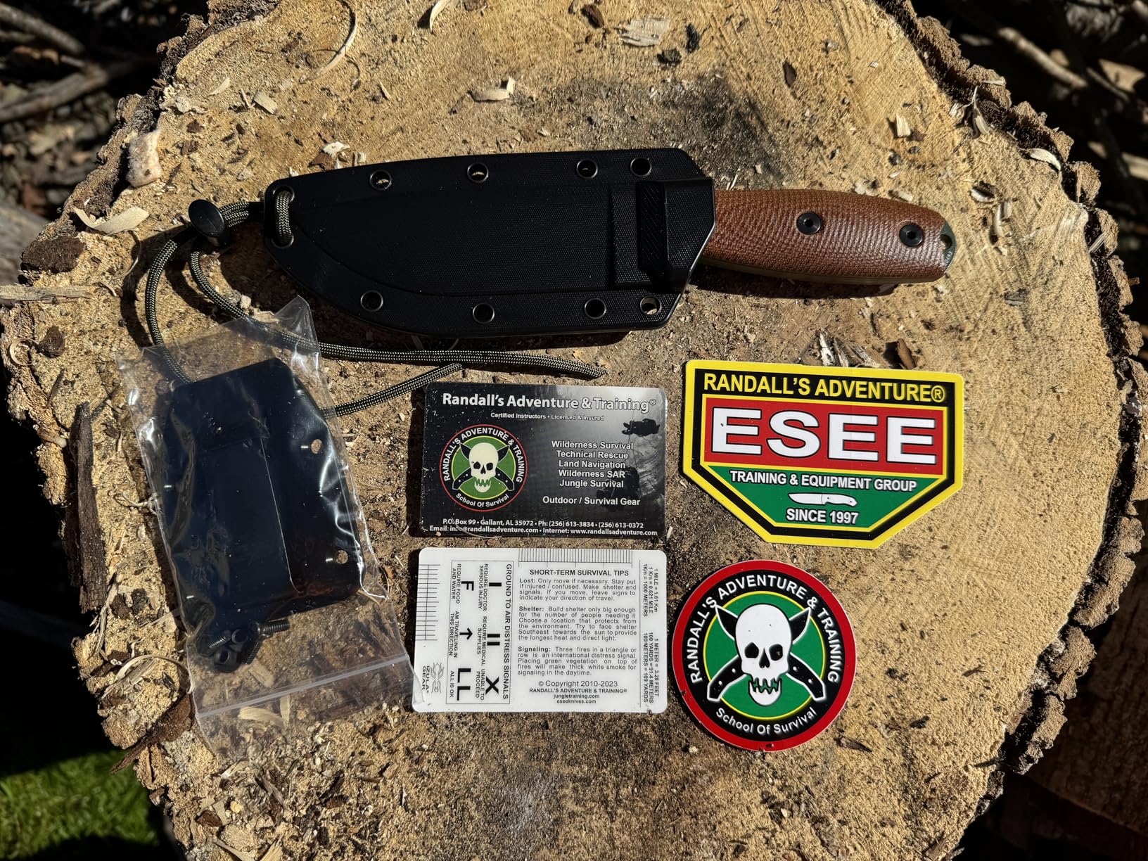 ESEE 4 Fixed Blade Knife with Sheath, 1095 Carbon Steel and 3D Contoured Handle customer photo 2