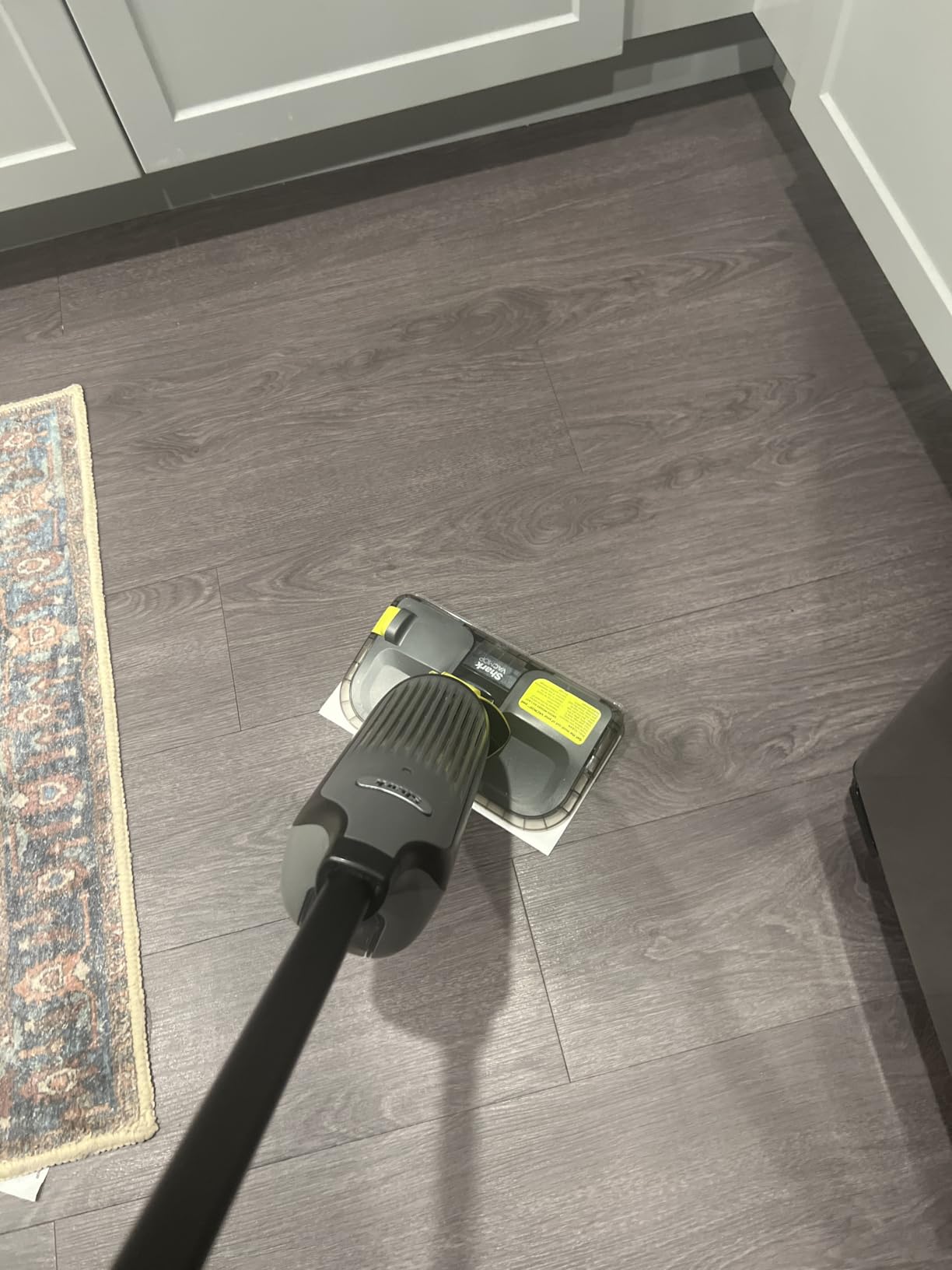 Shark VACMOP Cordless Vacuum & Spray Mop, Gray, VM252 | Hard Floor Cleaner, Powerful Suction, Lightweight, LED Headlights, 4 Disposable Pads, 12oz Solution Included customer photo 1
