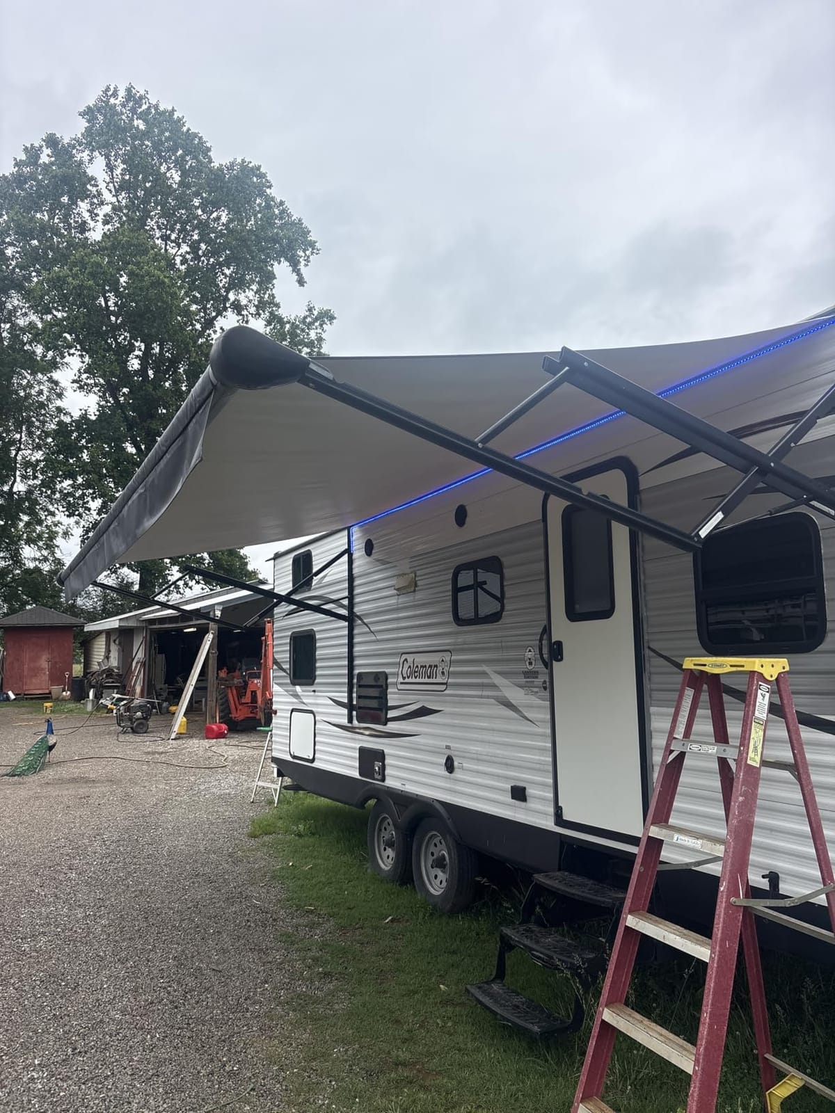 RecPro 16' RV Awning Fabric Replacement | Tan/Camel Fade Vinyl customer photo 1
