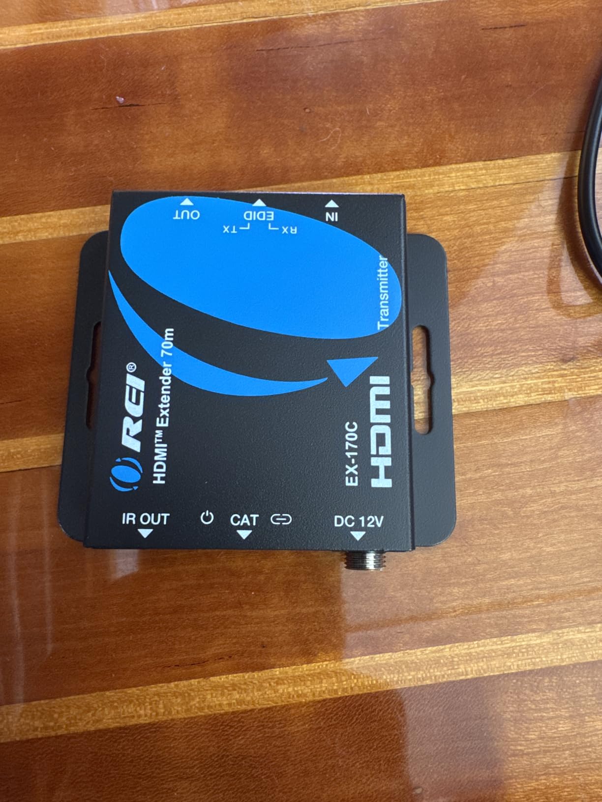 OREI HDMI Extender Over Cat5 165ft - 4K@30Hz with IR, Loop Out, EDID, PoC | HDMI Extenders, Ethernet to HDMI - AV signal distribution CAT5e/CAT6/CAT7 with DTS-HD, Dolby TrueHD, Deep Color plug-and-play customer photo 2